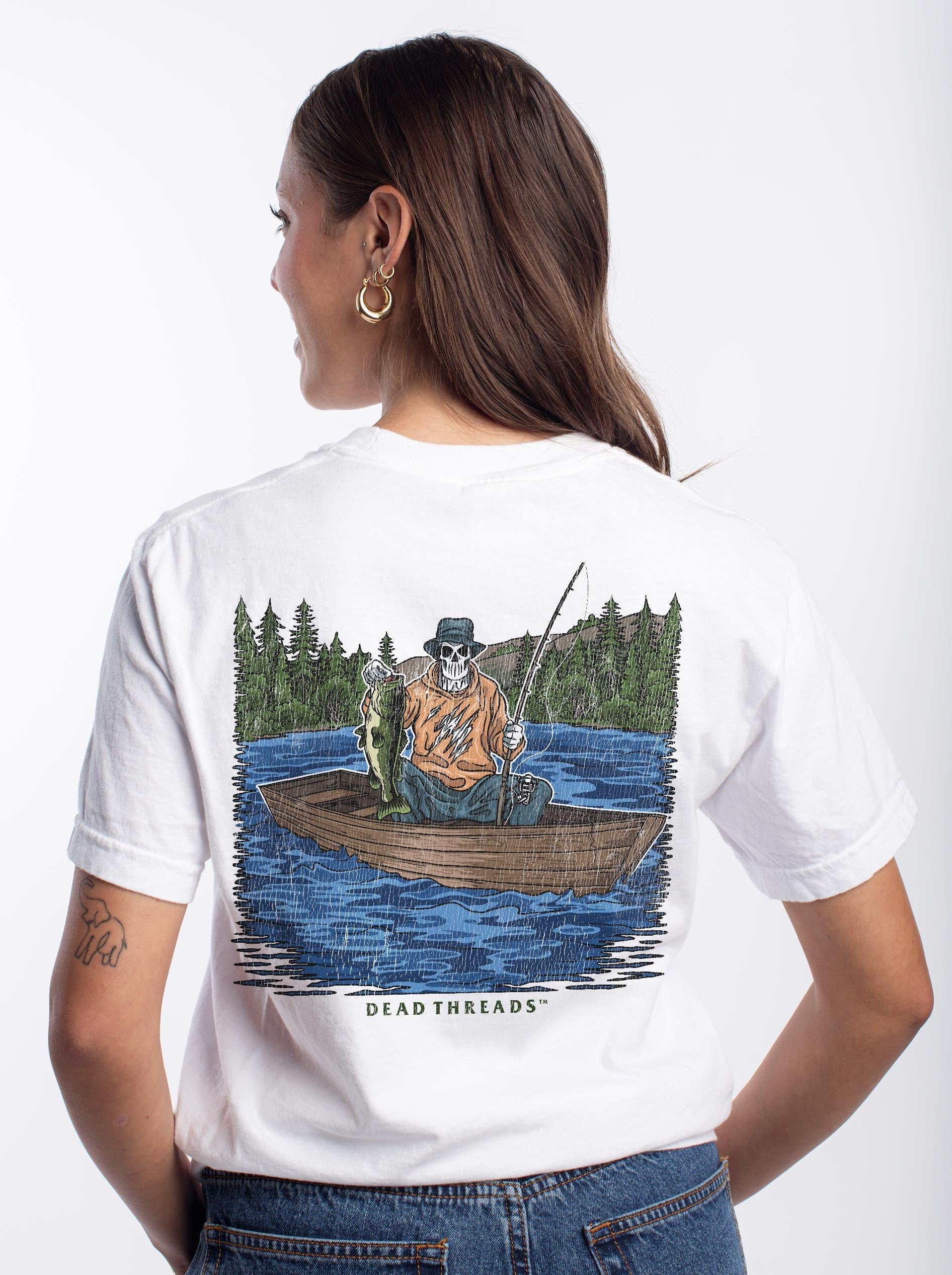 GONE FISHIN - “DT ESSENTIAL" PREMIUM T - SHIRT – T-Shirt – Dead Threads Apparel