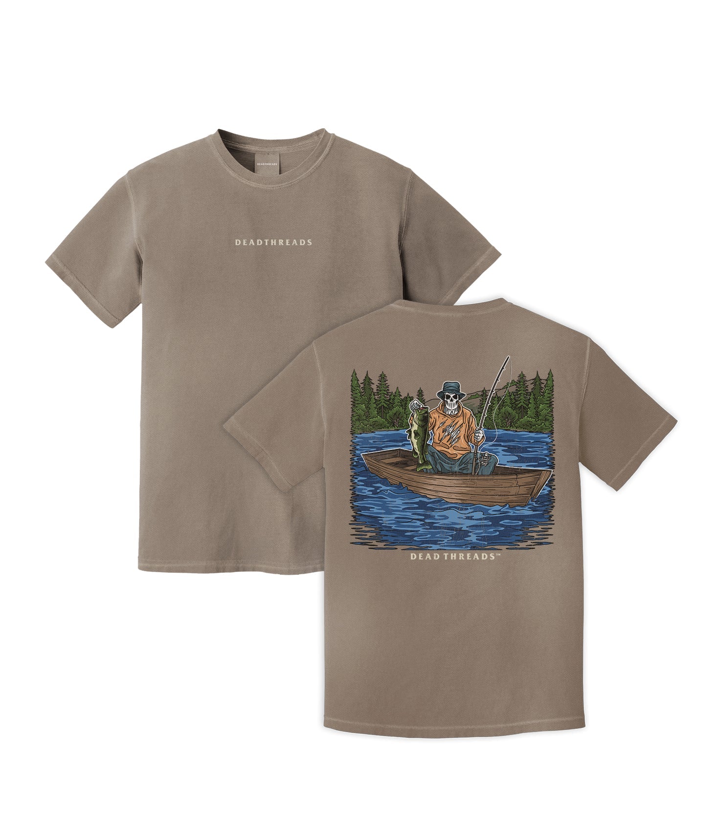 GONE FISHIN - “DT ESSENTIAL" PREMIUM T - SHIRT – T-Shirt – Dead Threads Apparel