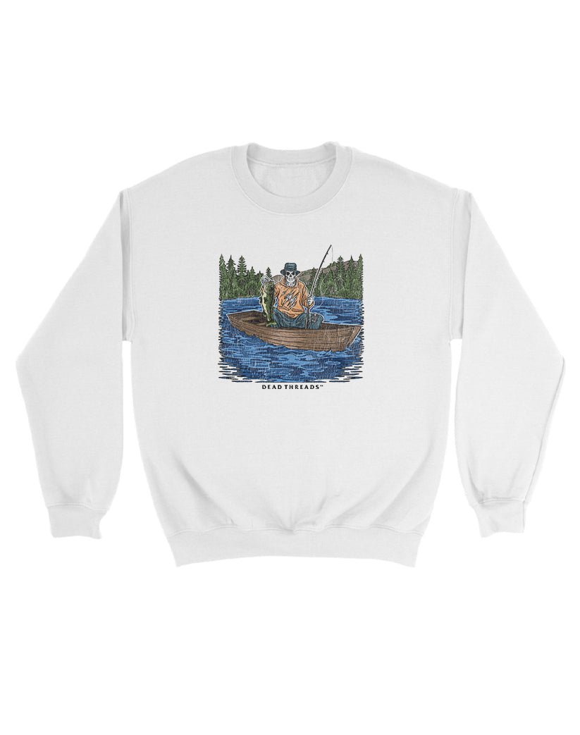 GONE FISHIN KIDS CREWNECK SWEATSHIRT – Kids clothes – Dead Threads Apparel