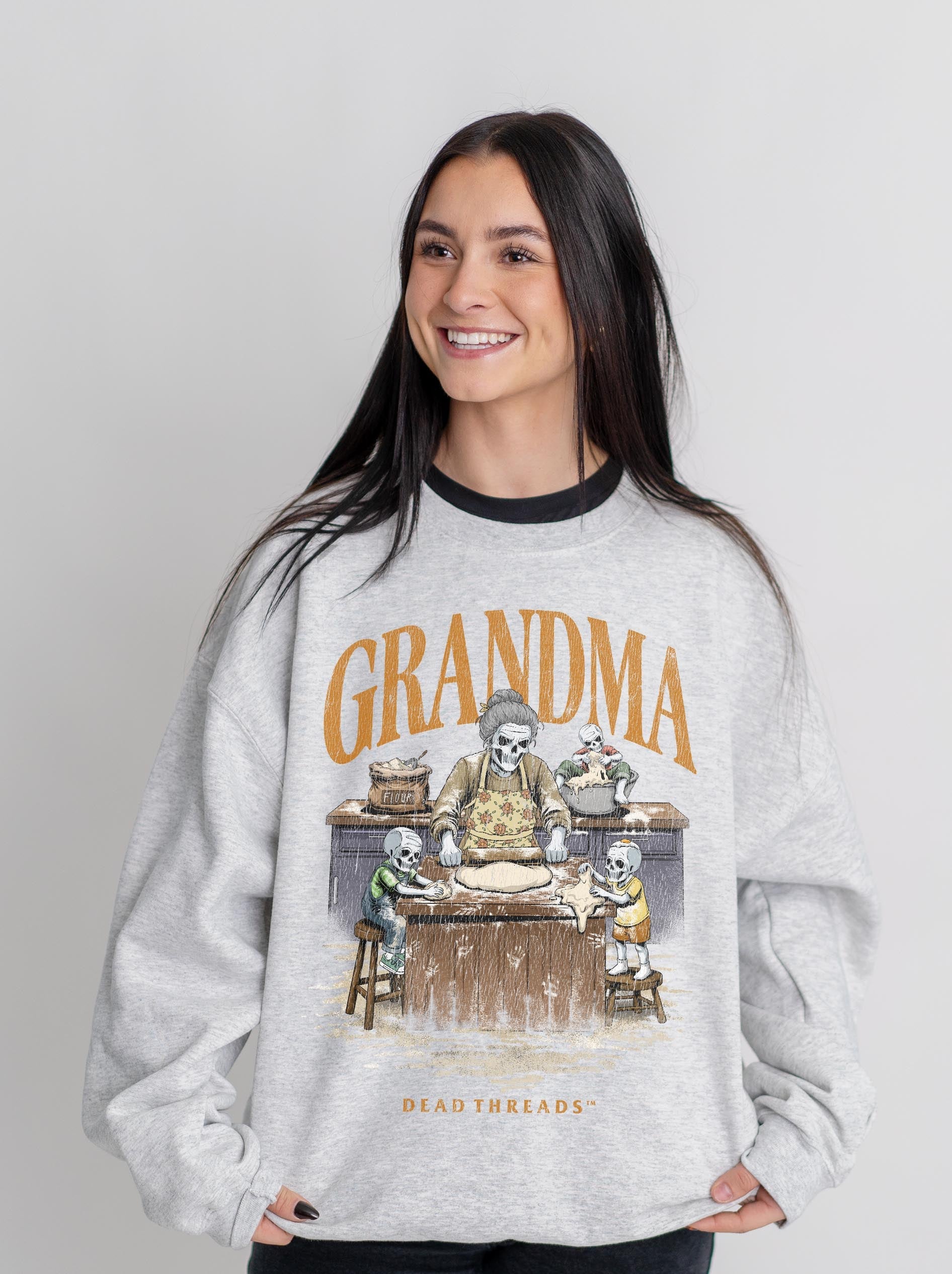 GRANDMA - CREWNECK SWEATSHIRT – Sweatshirt – Dead Threads Apparel