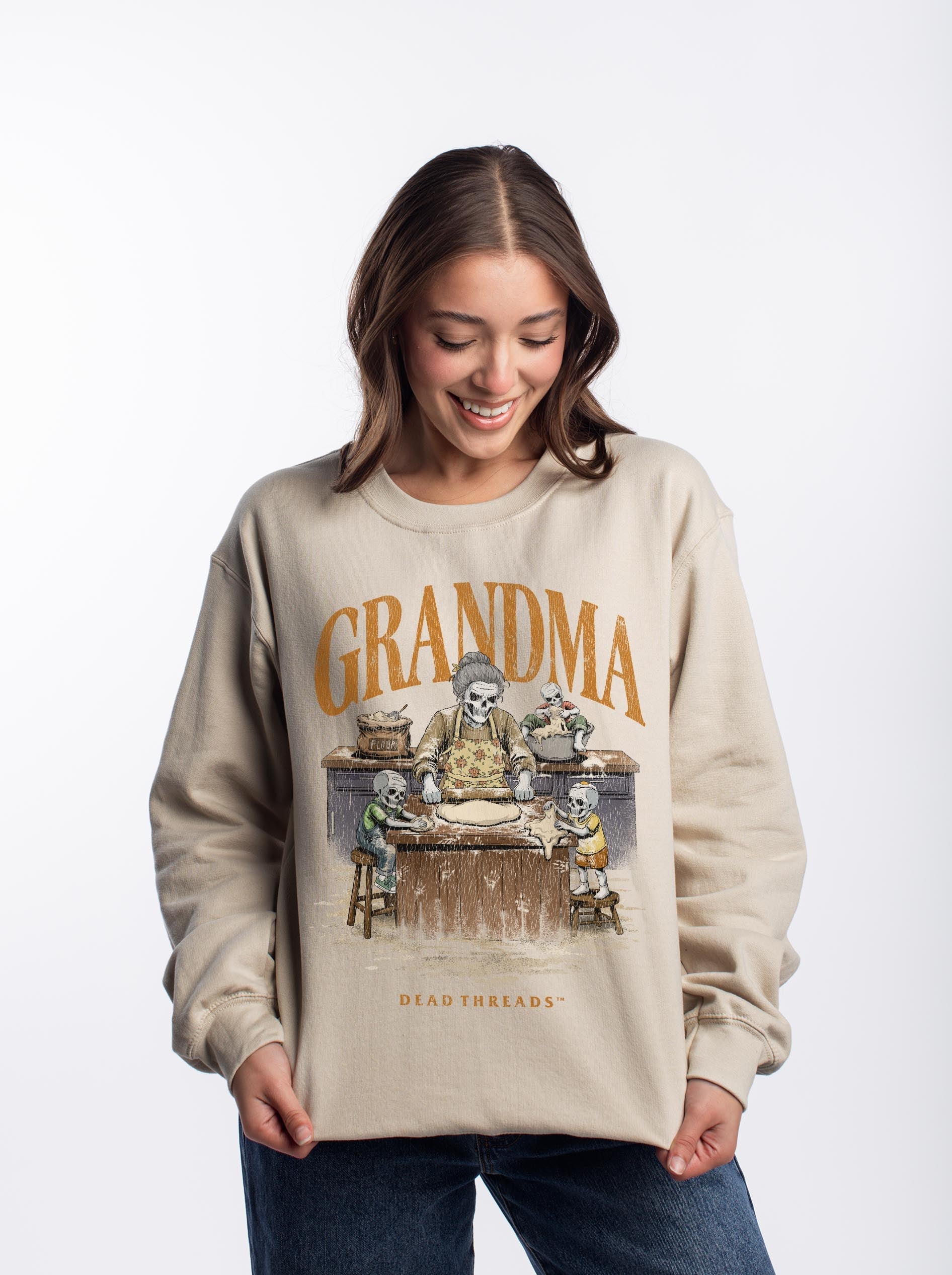 GRANDMA - CREWNECK SWEATSHIRT – Sweatshirt – Dead Threads Apparel