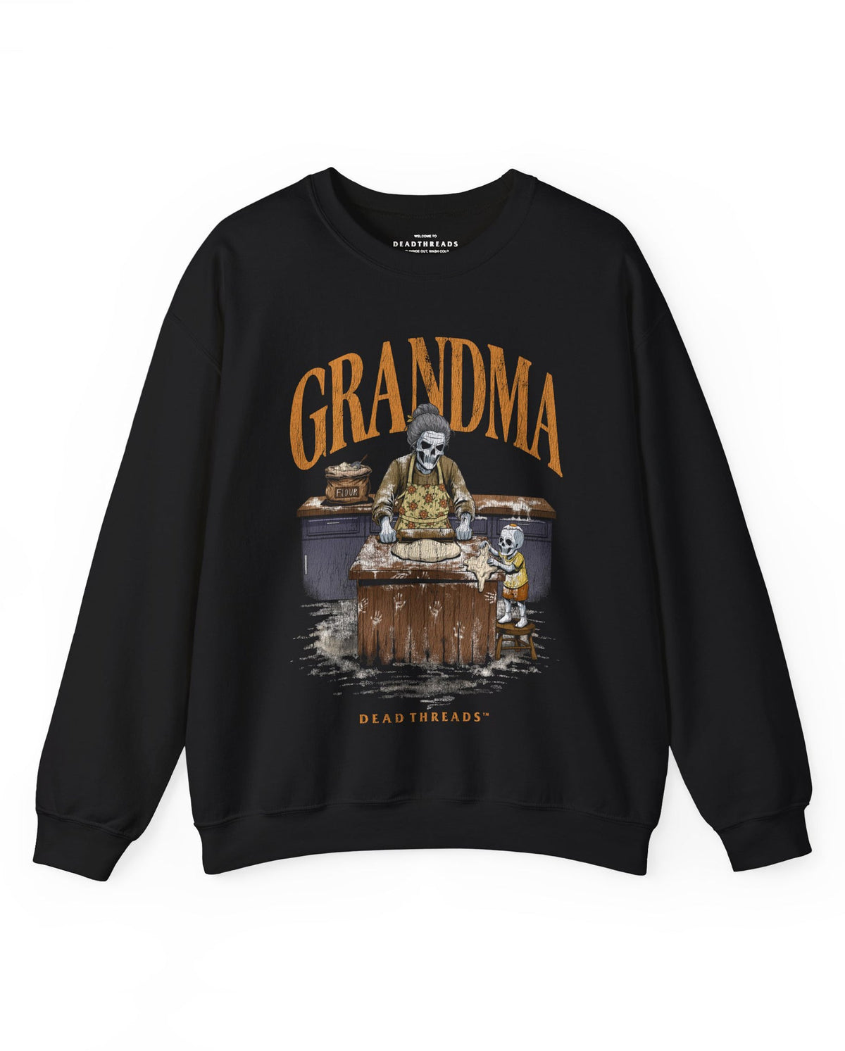 GRANDMA v1 - CREWNECK SWEATSHIRT – Sweatshirt – Dead Threads Apparel