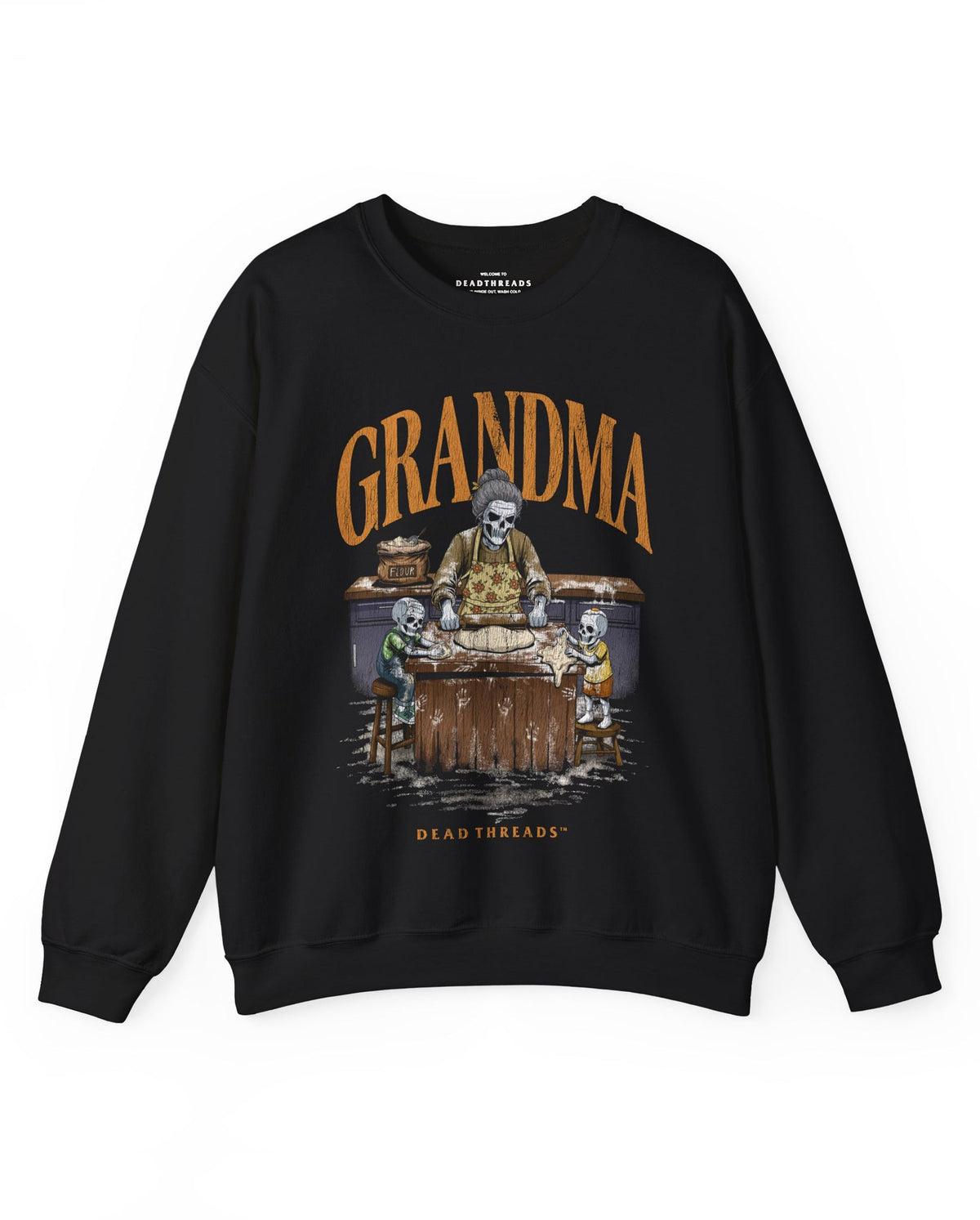 GRANDMA v2 - CREWNECK SWEATSHIRT – Sweatshirt – Dead Threads Apparel