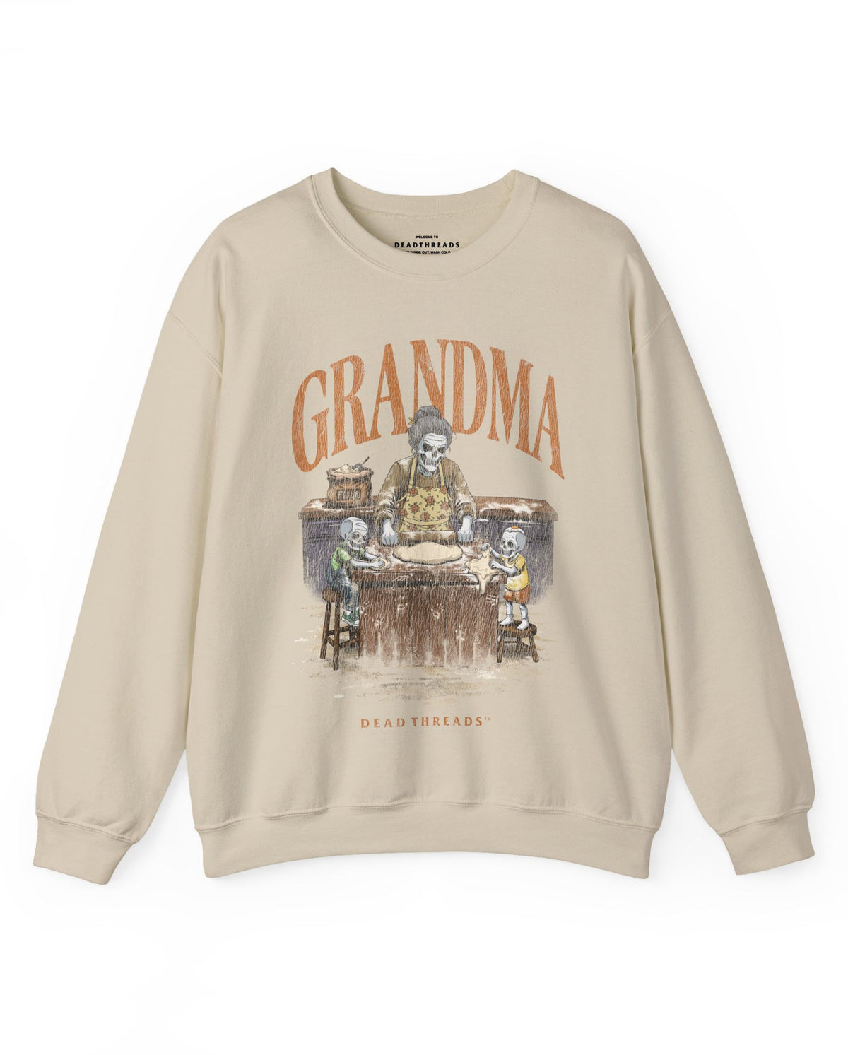 GRANDMA v2 - CREWNECK SWEATSHIRT – Sweatshirt – Dead Threads Apparel
