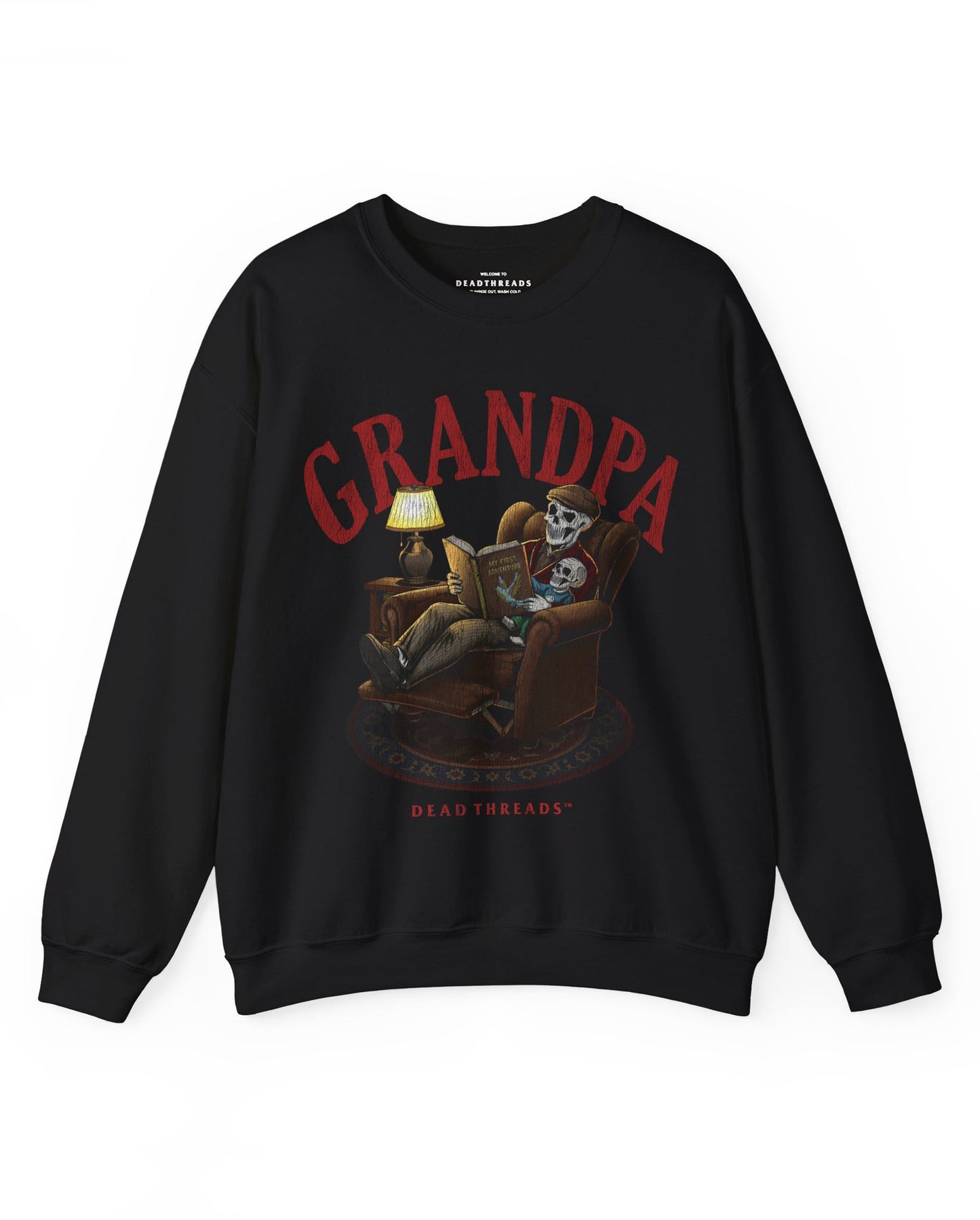 GRANDPA v1 - CREWNECK SWEATSHIRT – Sweatshirt – Dead Threads Apparel