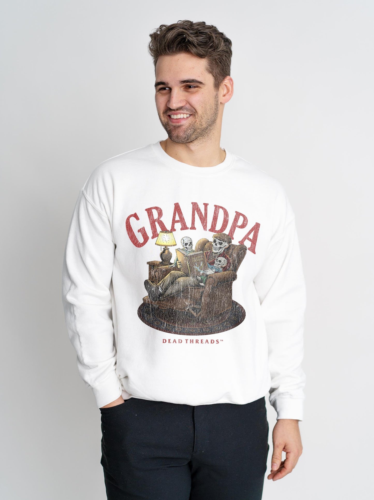 GRANDPA v2 - CREWNECK SWEATSHIRT – Sweatshirt – Dead Threads Apparel