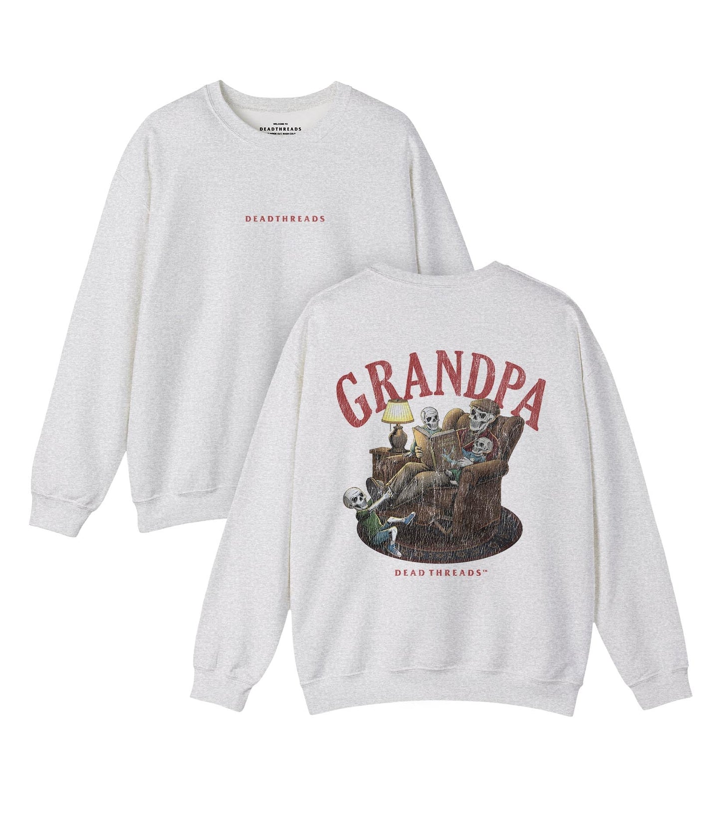 GRANDPA v3 - “DT ESSENTIAL" CREWNECK SWEATSHIRT – Sweatshirt – Dead Threads Apparel