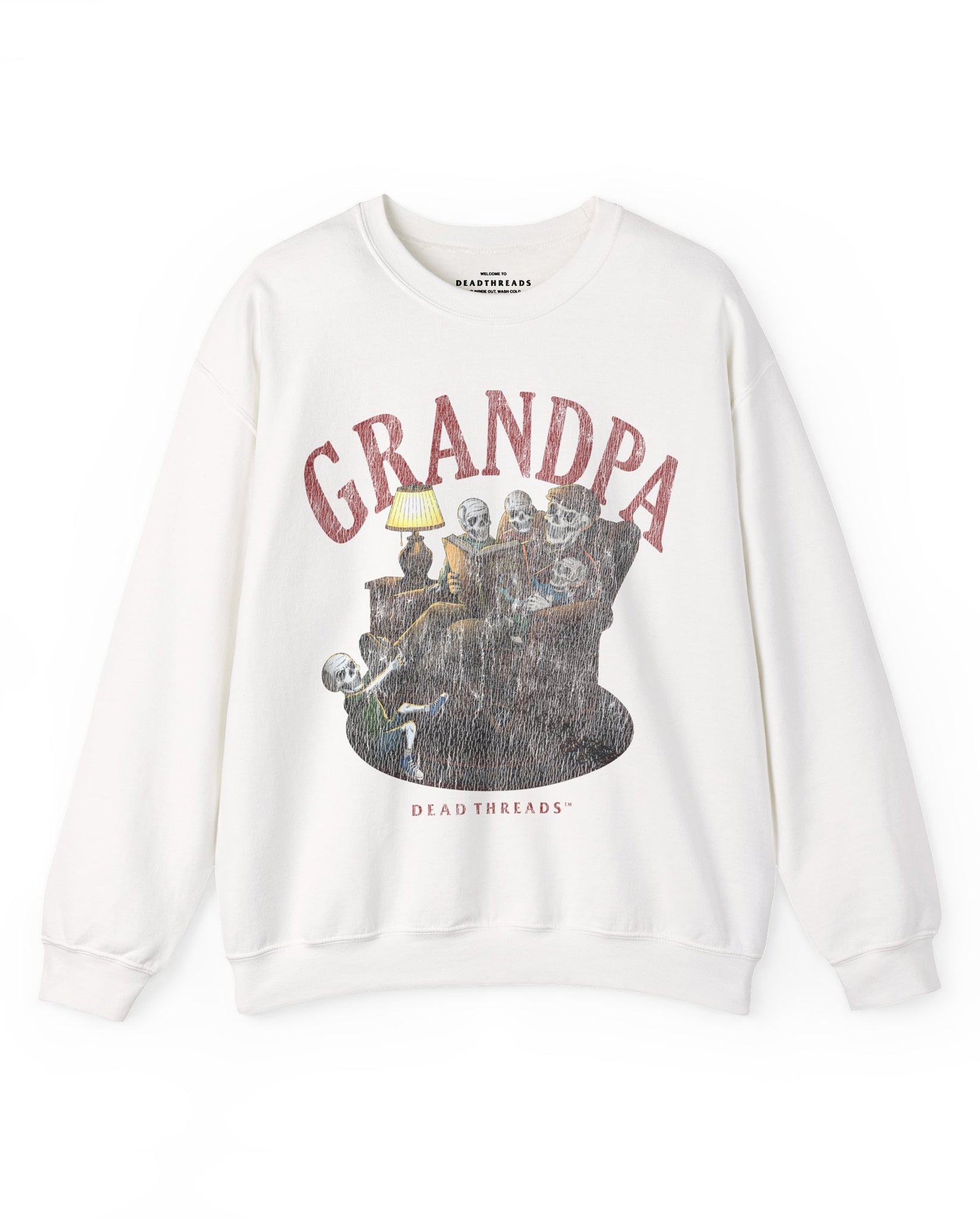 GRANDPA v4 - CREWNECK SWEATSHIRT – Sweatshirt – Dead Threads Apparel