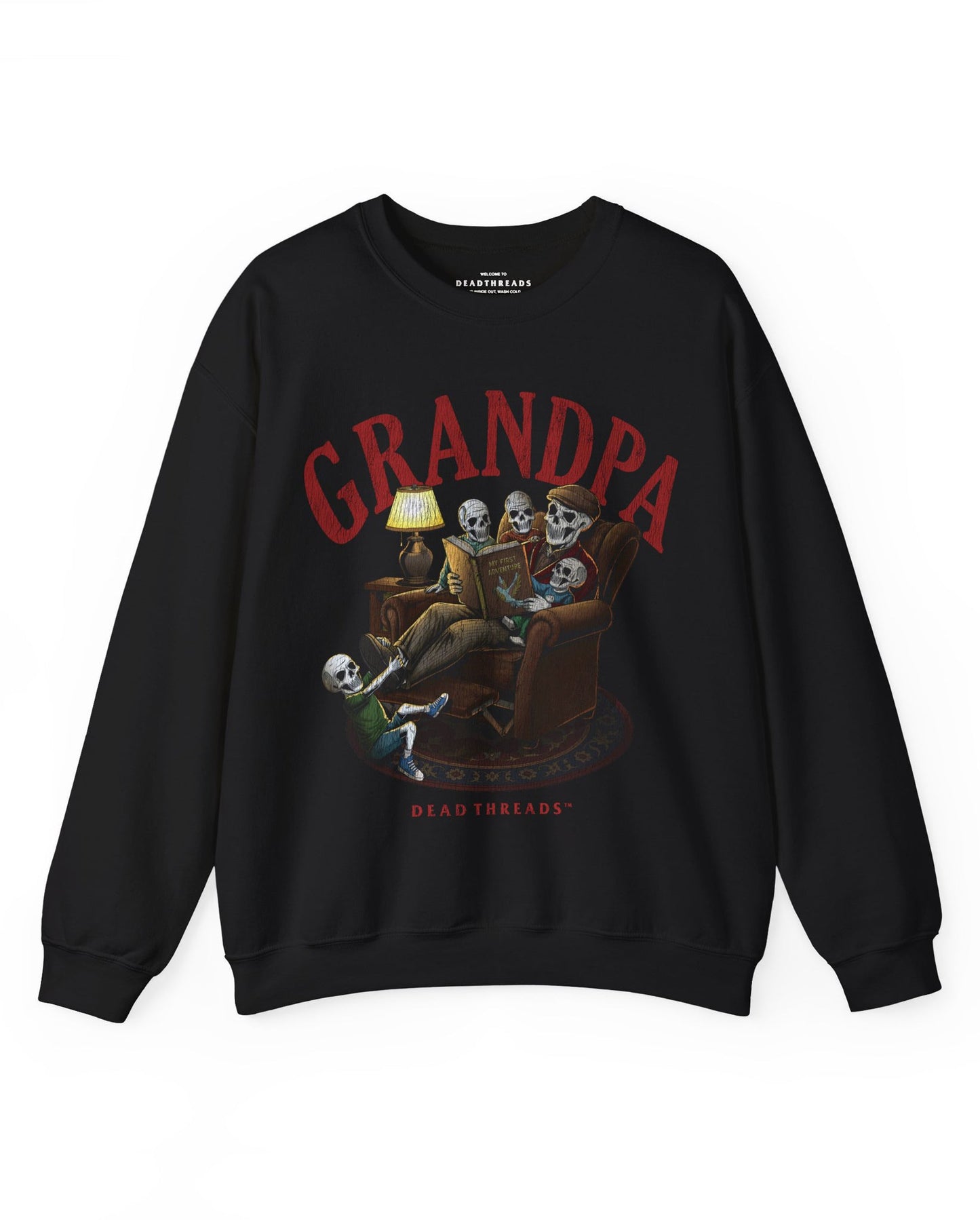 GRANDPA v4 - CREWNECK SWEATSHIRT – Sweatshirt – Dead Threads Apparel