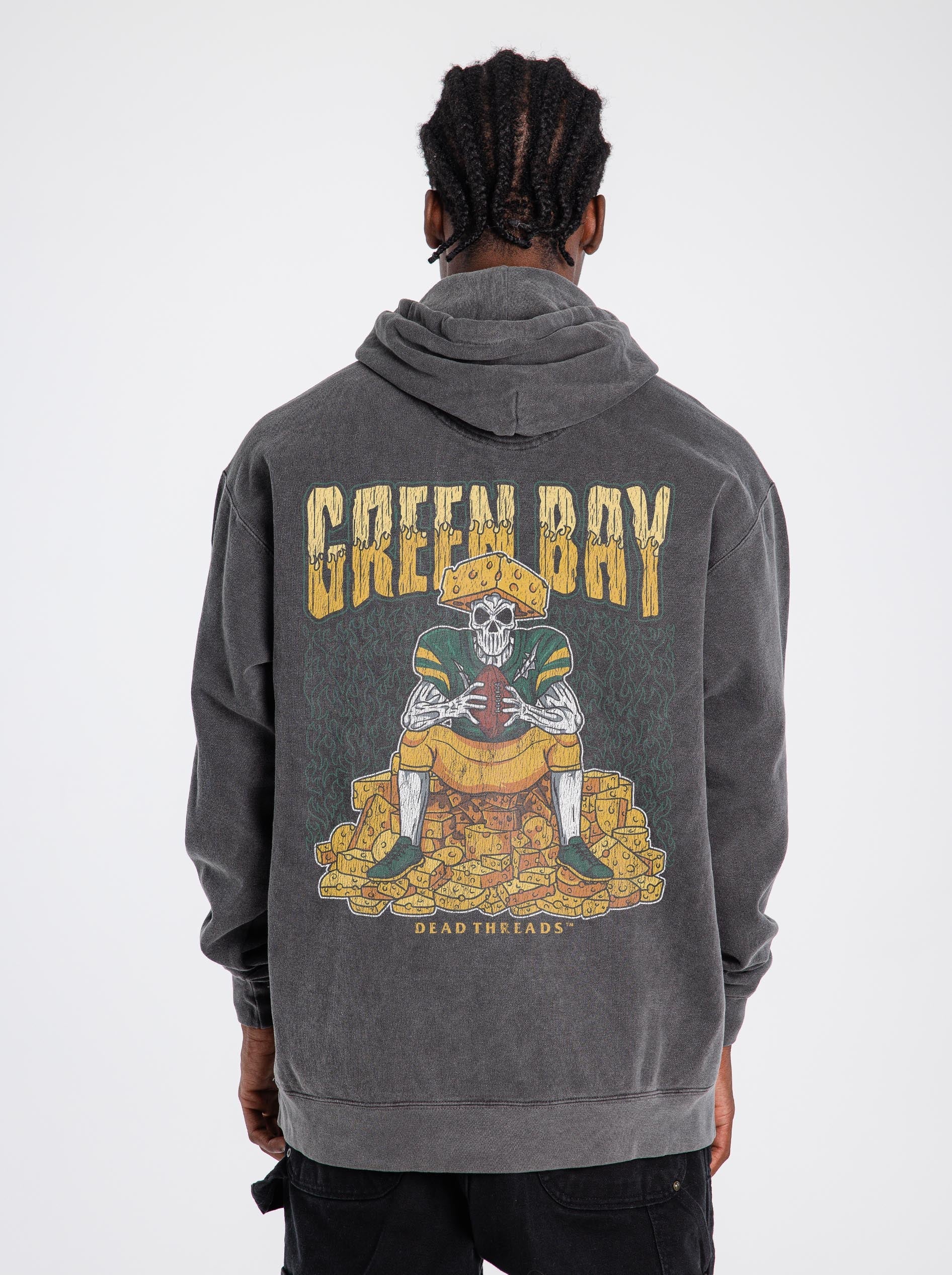 GREEN BAY FOOTBALL - “DT ESSENTIAL" HOODIE – Hoodie – Dead Threads Apparel