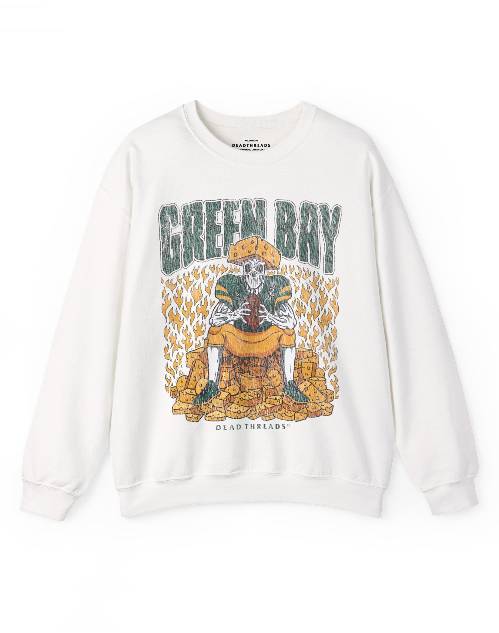 GREEN BAY FOOTBALL v1 CREWNECK SWEATSHIRT – Sweatshirt – Dead Threads Apparel