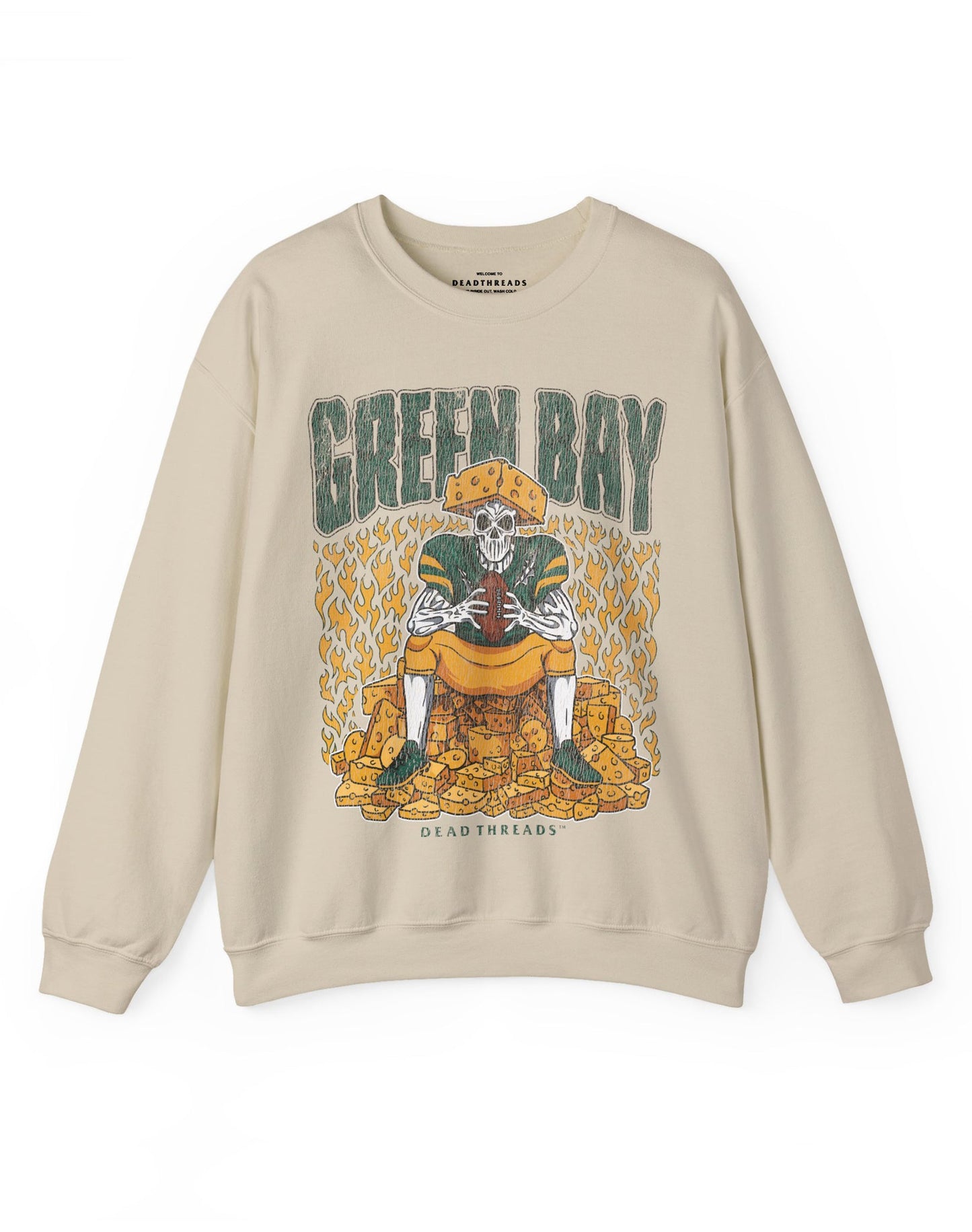 GREEN BAY FOOTBALL v1 CREWNECK SWEATSHIRT – Sweatshirt – Dead Threads Apparel