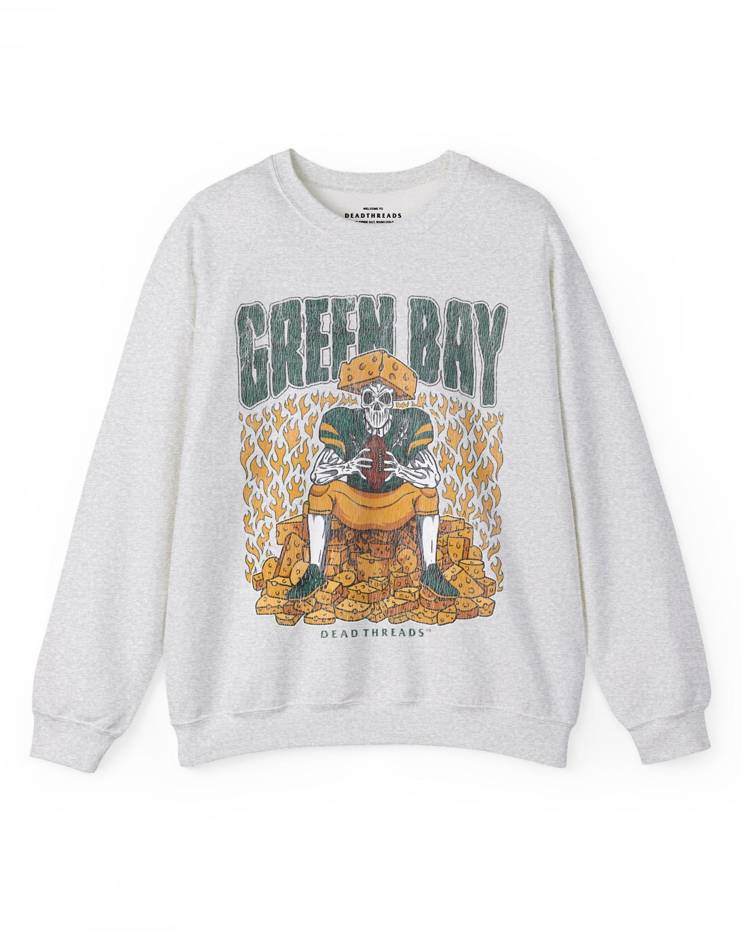 GREEN BAY FOOTBALL v1 CREWNECK SWEATSHIRT – Sweatshirt – Dead Threads Apparel