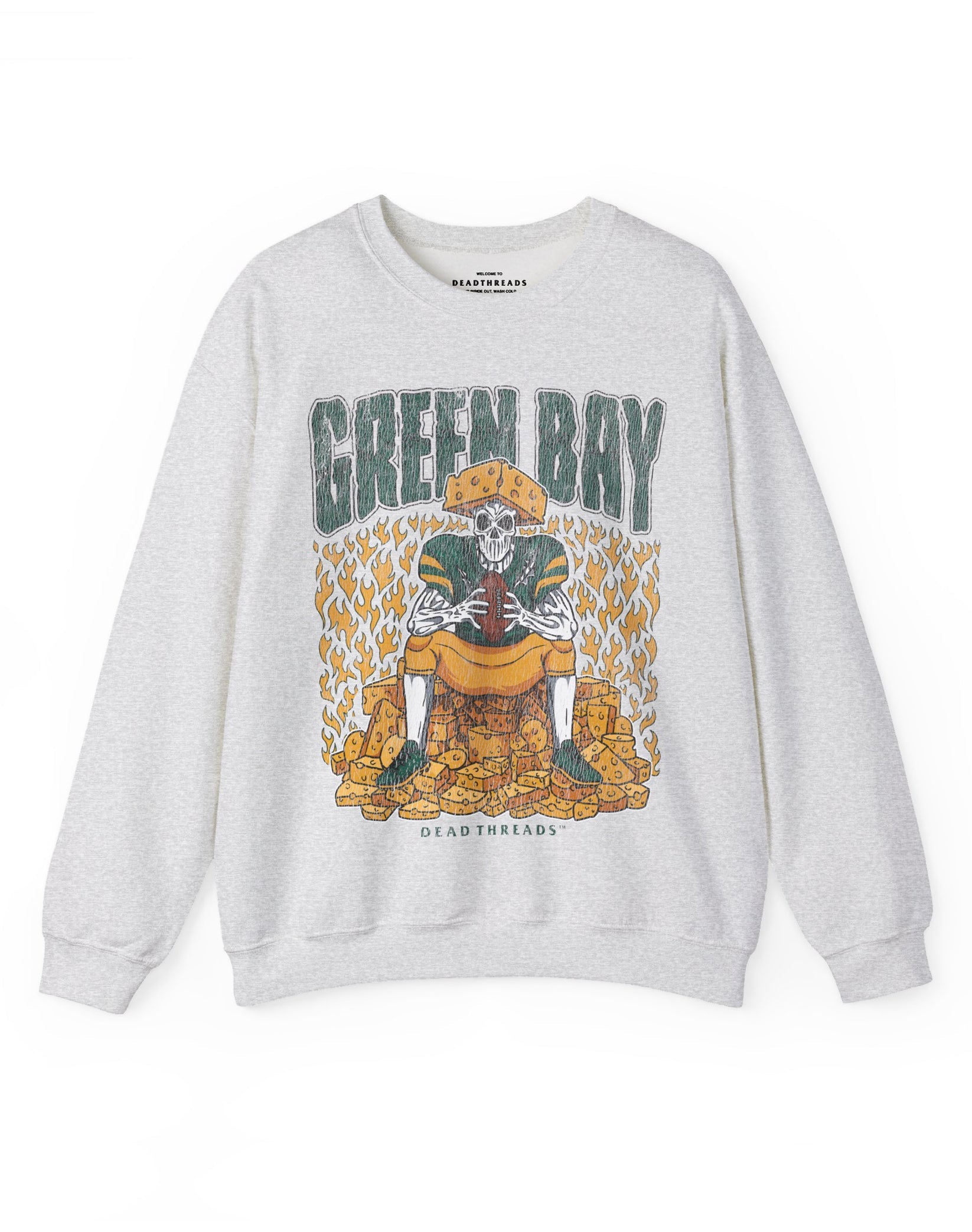 GREEN BAY FOOTBALL v1 CREWNECK SWEATSHIRT – Sweatshirt – Dead Threads Apparel