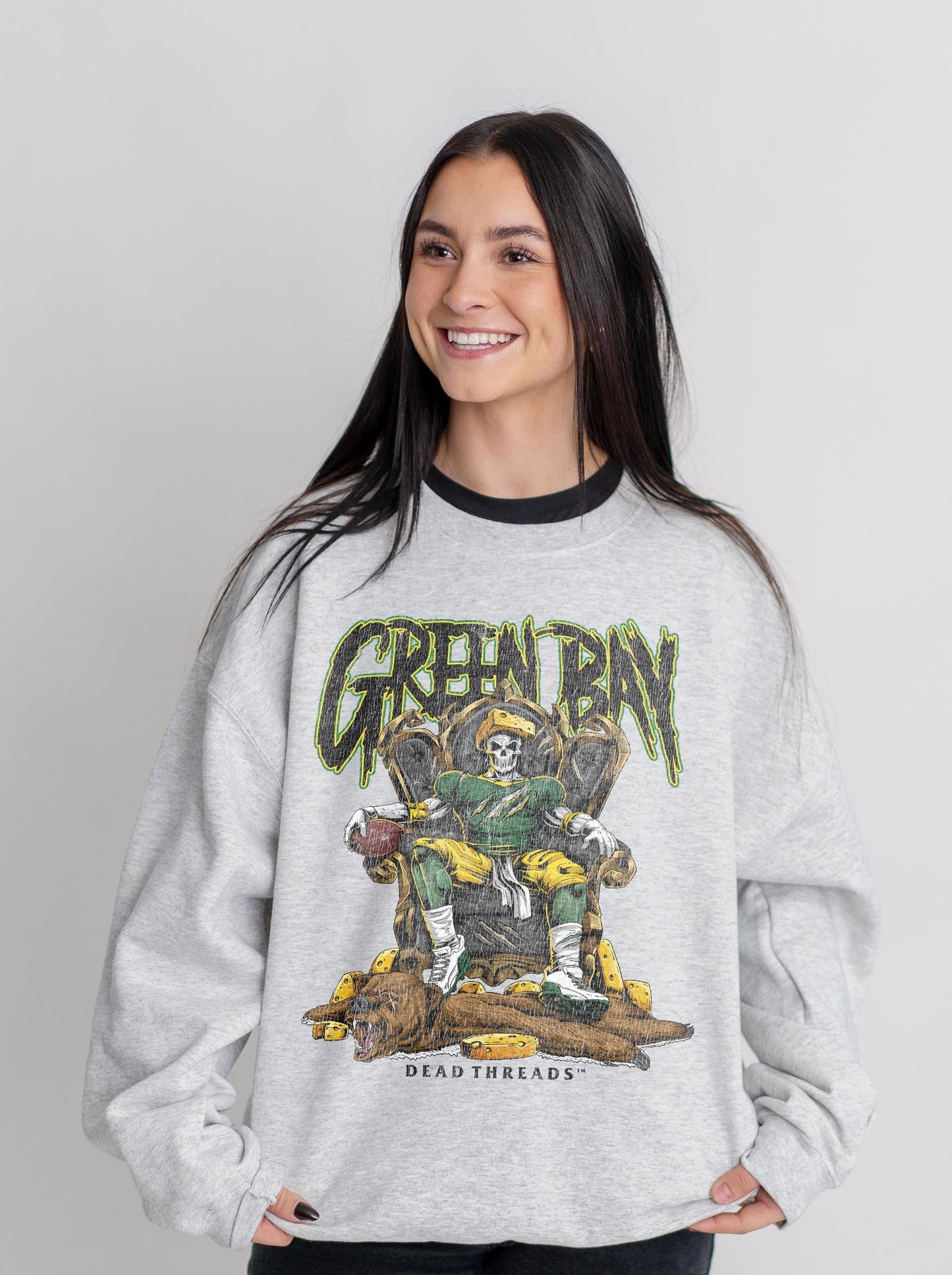 GREEN BAY FOOTBALL v2 CREWNECK SWEATSHIRT – Sweatshirt – Dead Threads Apparel