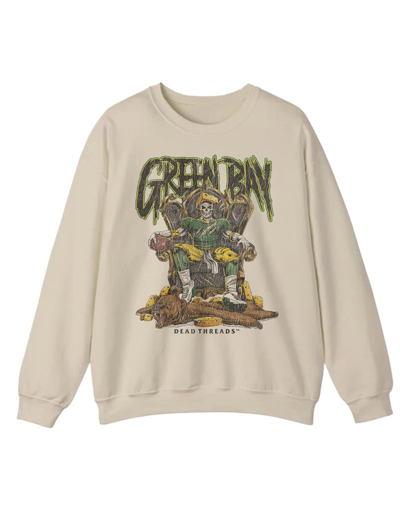 GREEN BAY FOOTBALL v2 CREWNECK SWEATSHIRT – Sweatshirt – Dead Threads Apparel
