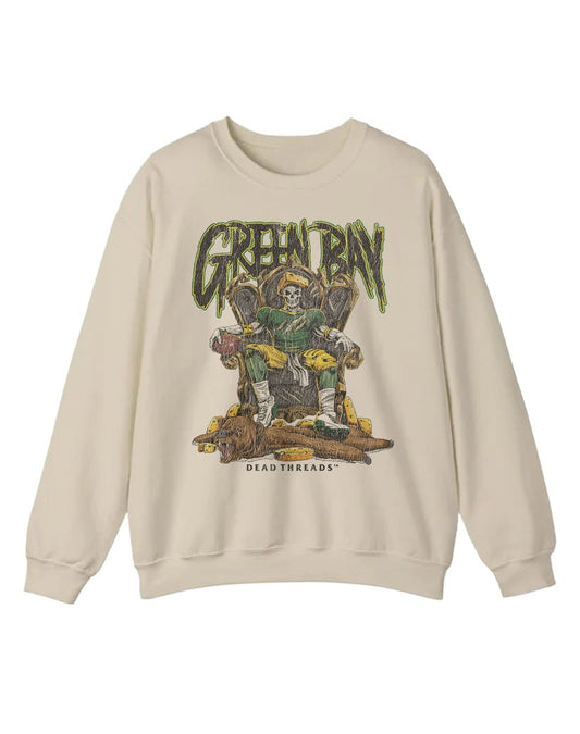GREEN BAY FOOTBALL v2 CREWNECK SWEATSHIRT – Sweatshirt – Dead Threads Apparel