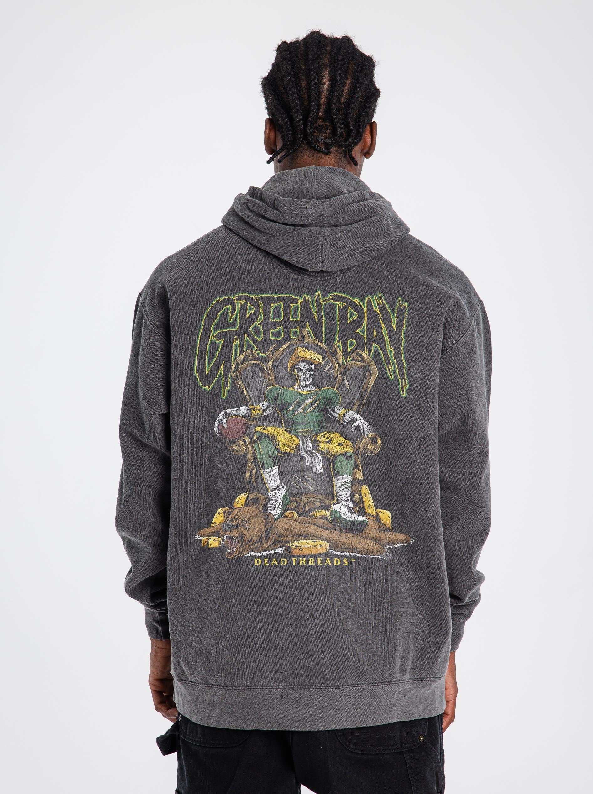 GREEN BAY FOOTBALL v2 - “DT ESSENTIAL" HOODIE – Hoodie – Dead Threads Apparel