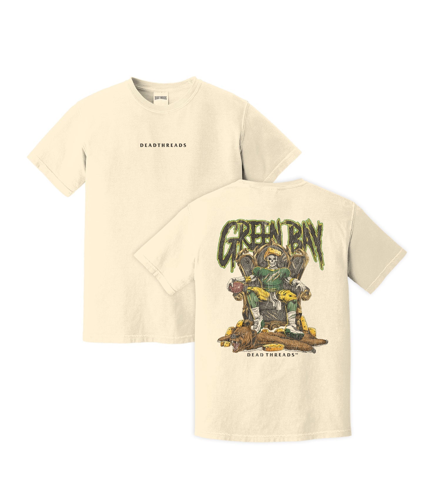GREEN BAY FOOTBALL v2 - “DT ESSENTIAL" PREMIUM T - SHIRT – T-Shirt – Dead Threads Apparel