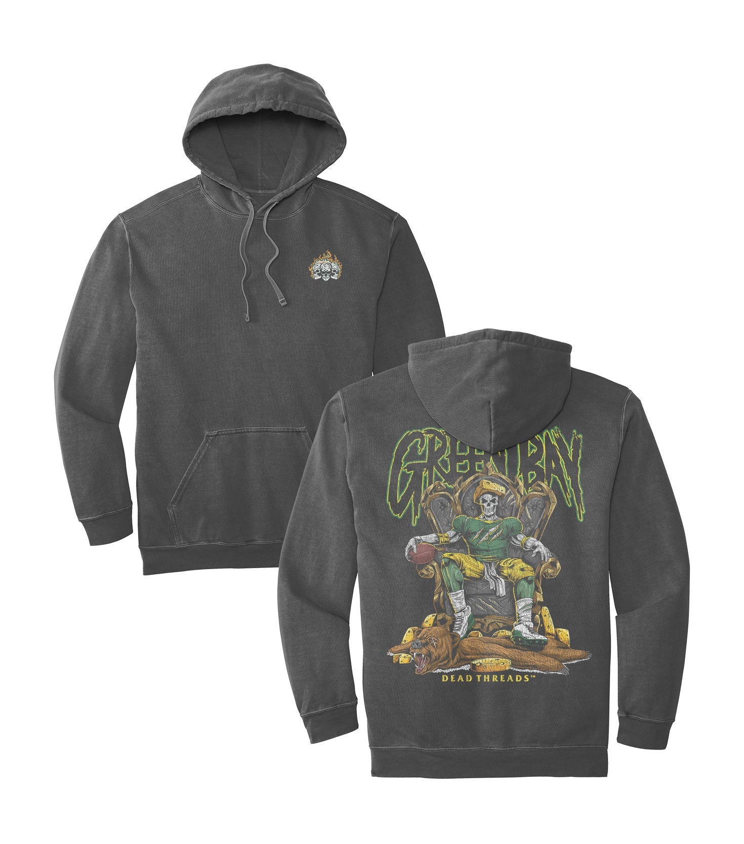 GREEN BAY FOOTBALL v2 - HOODIE – Hoodie – Dead Threads Apparel