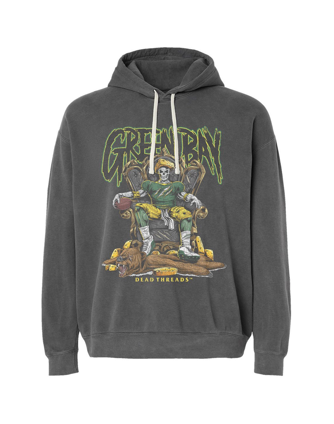 GREEN BAY FOOTBALL v2 - LIGHTWEIGHT HOODIE – Lightweight – Dead Threads Apparel