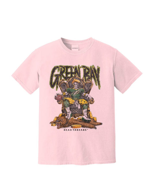 GREEN BAY FOOTBALL v2 - PINK – T-Shirt – Dead Threads Apparel