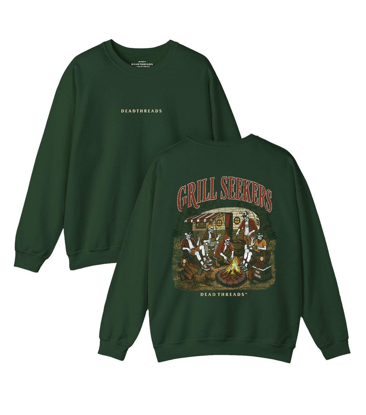 GRILL SEEKERS - “DT ESSENTIAL" CREWNECK SWEATSHIRT – Sweatshirt – Dead Threads Apparel