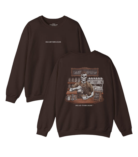 GROUNDS FOR DEATH (FEMALE) - “DT ESSENTIAL" CREWNECK SWEATSHIRT – Sweatshirt – Dead Threads Apparel