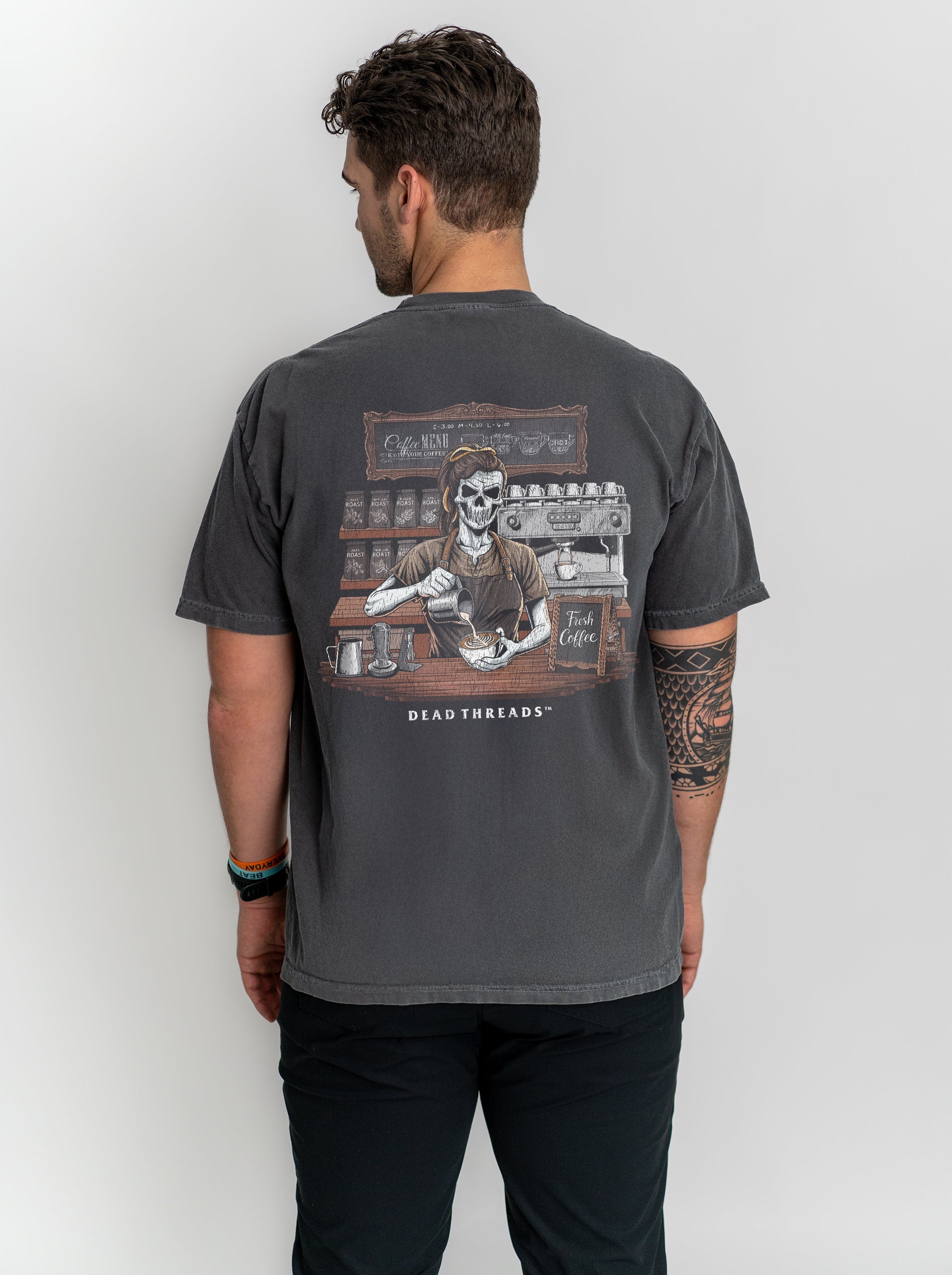 GROUNDS FOR DEATH (FEMALE) - “DT ESSENTIAL" PREMIUM T - SHIRT – T-Shirt – Dead Threads Apparel
