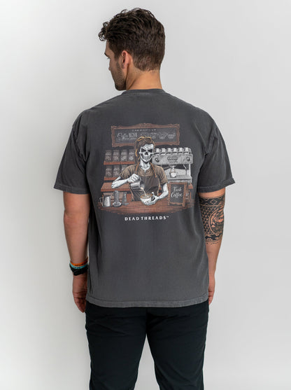 GROUNDS FOR DEATH (FEMALE) - “DT ESSENTIAL" PREMIUM T - SHIRT – T-Shirt – Dead Threads Apparel