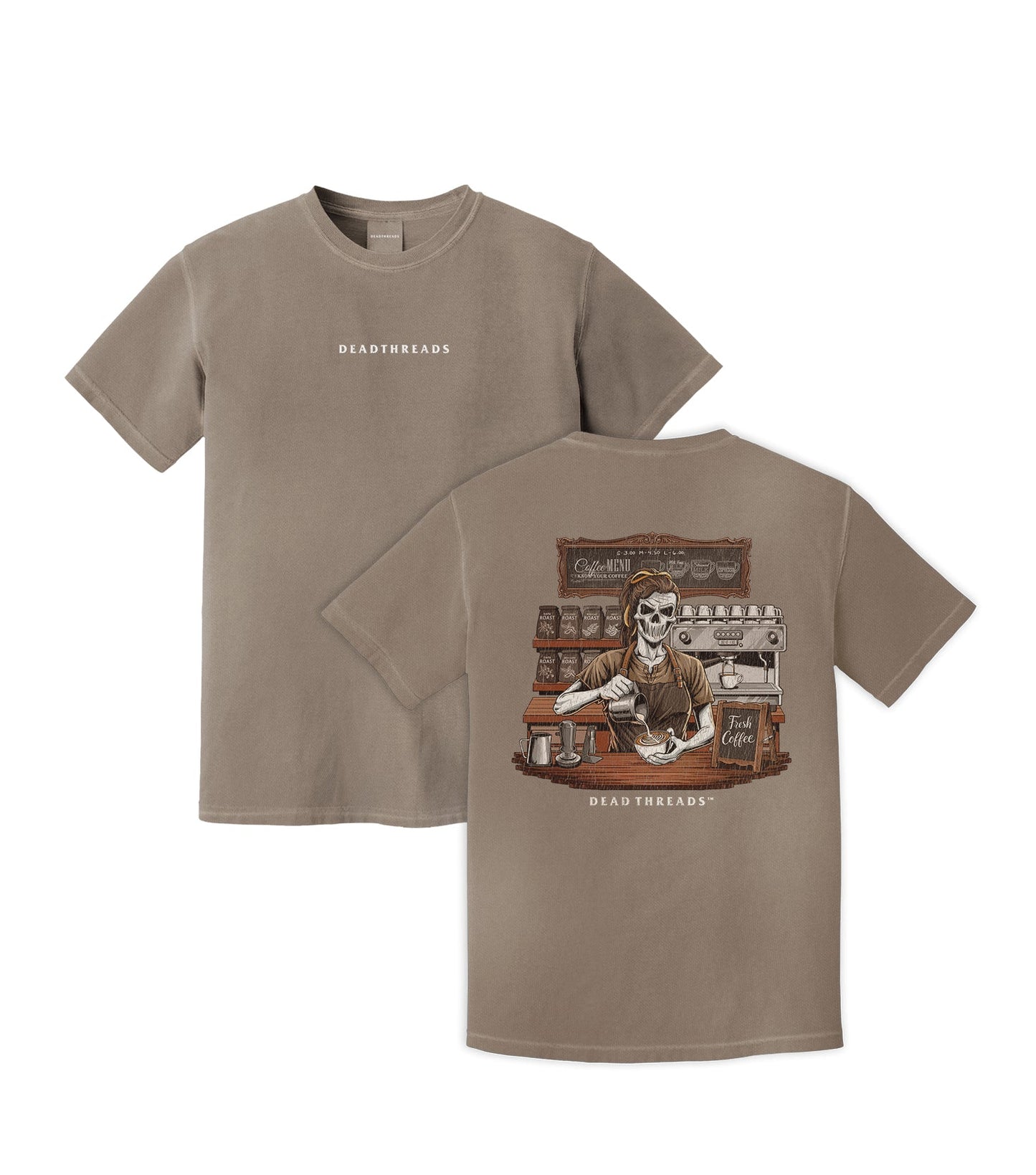 GROUNDS FOR DEATH (FEMALE) - “DT ESSENTIAL" PREMIUM T - SHIRT – T-Shirt – Dead Threads Apparel