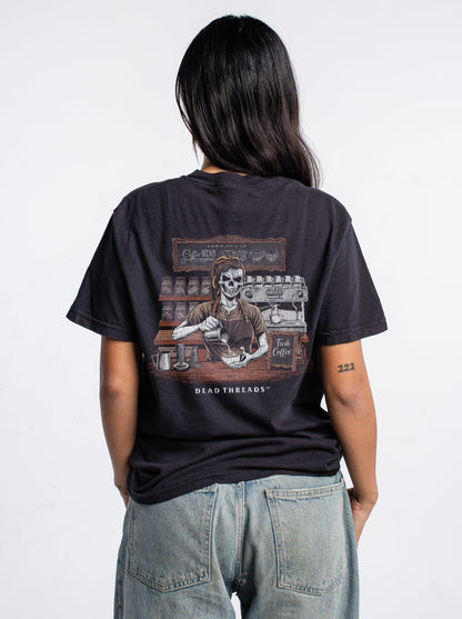 GROUNDS FOR DEATH (FEMALE) - “DT ESSENTIAL" PREMIUM T - SHIRT – T-Shirt – Dead Threads Apparel