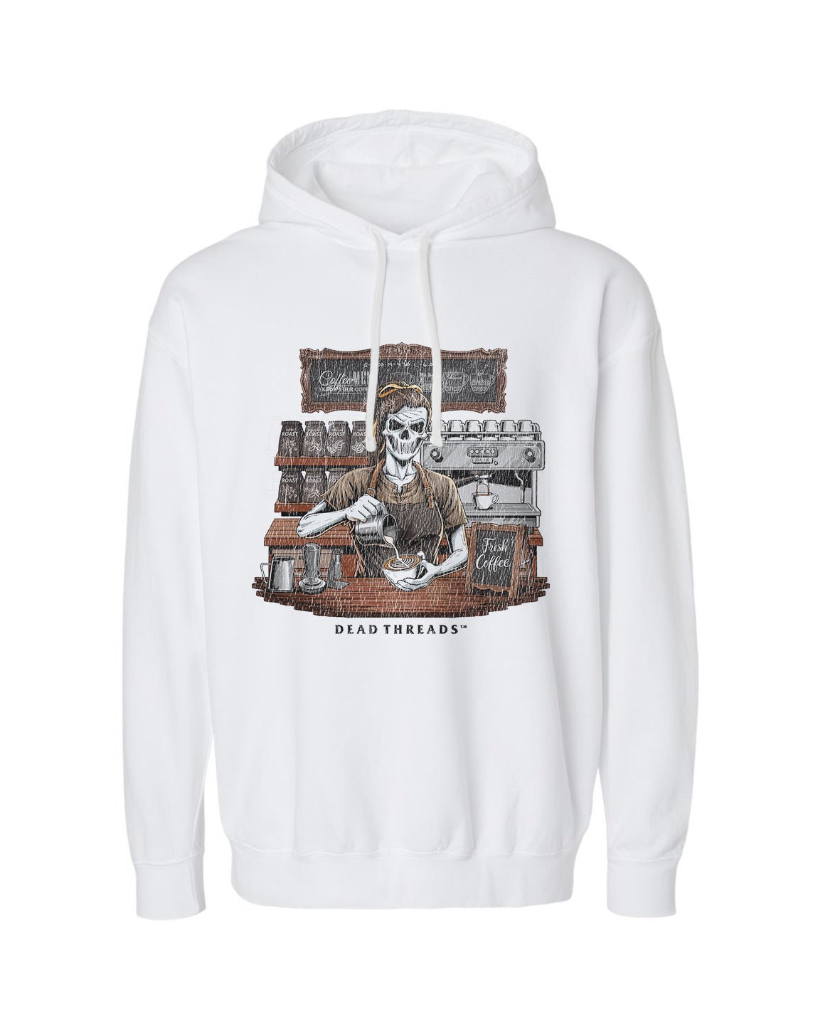 GROUNDS FOR DEATH (FEMALE) - LIGHTWEIGHT HOODIE – Lightweight – Dead Threads Apparel
