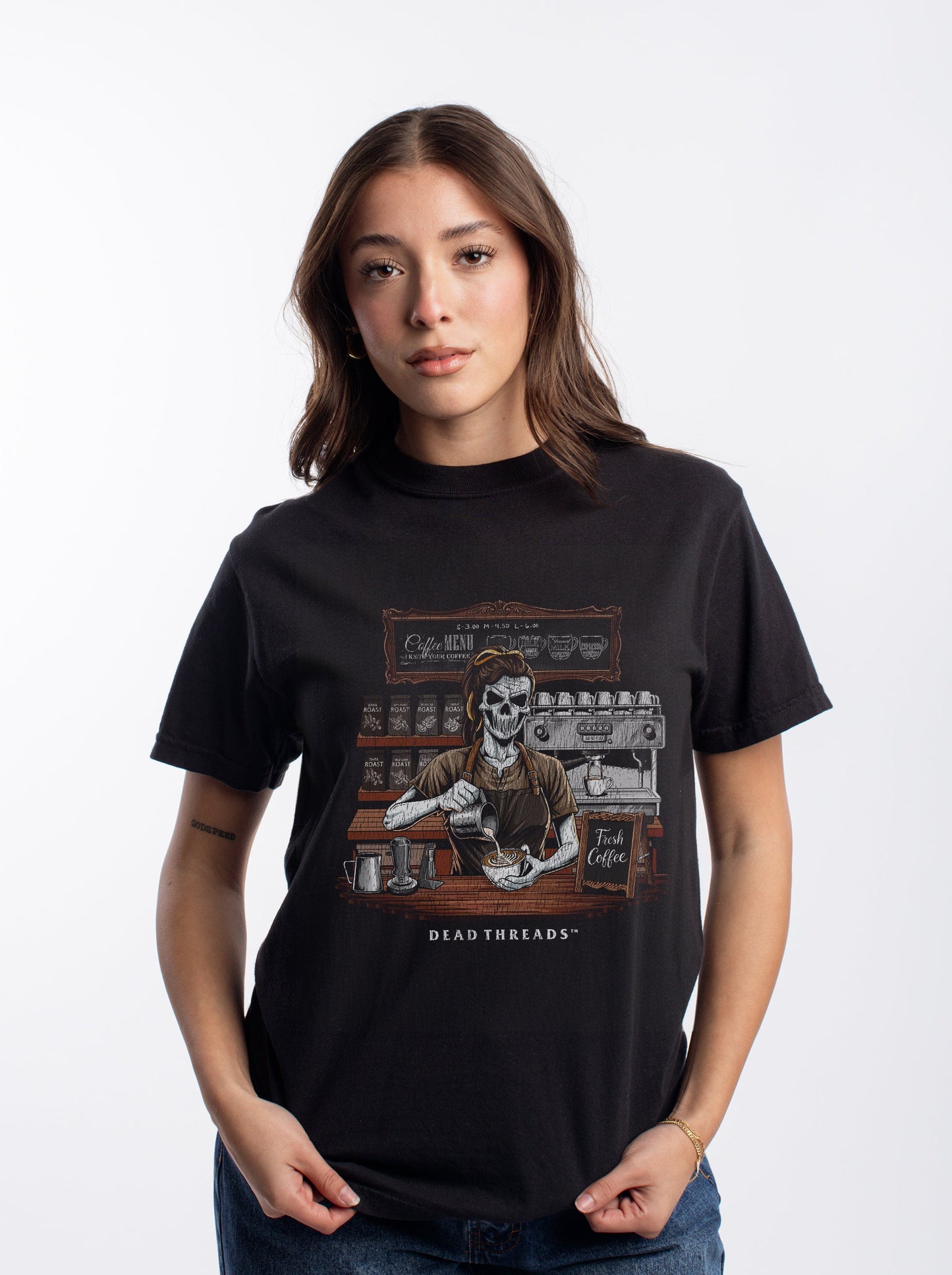 GROUNDS FOR DEATH (FEMALE) – T-Shirt – Dead Threads Apparel