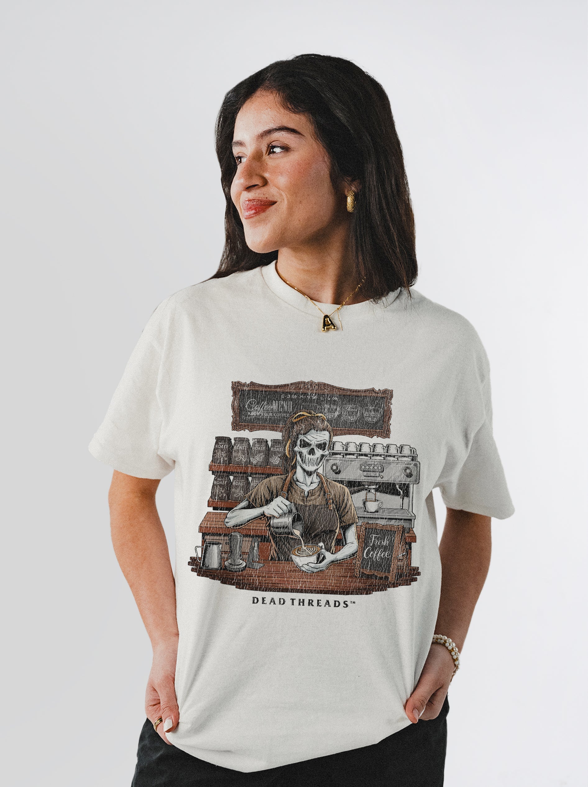GROUNDS FOR DEATH (FEMALE) – T-Shirt – Dead Threads Apparel