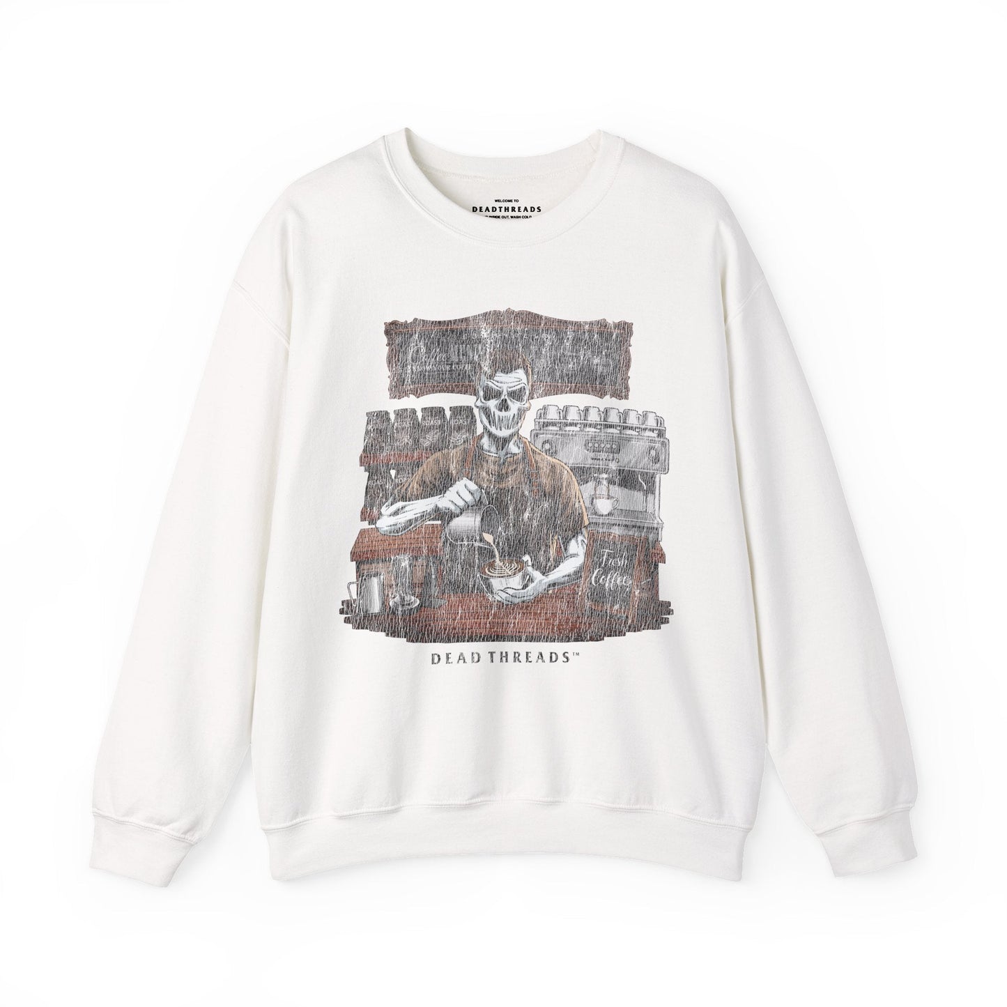 GROUNDS FOR DEATH (MALE) CREWNECK SWEATSHIRT – Sweatshirt – Dead Threads Apparel