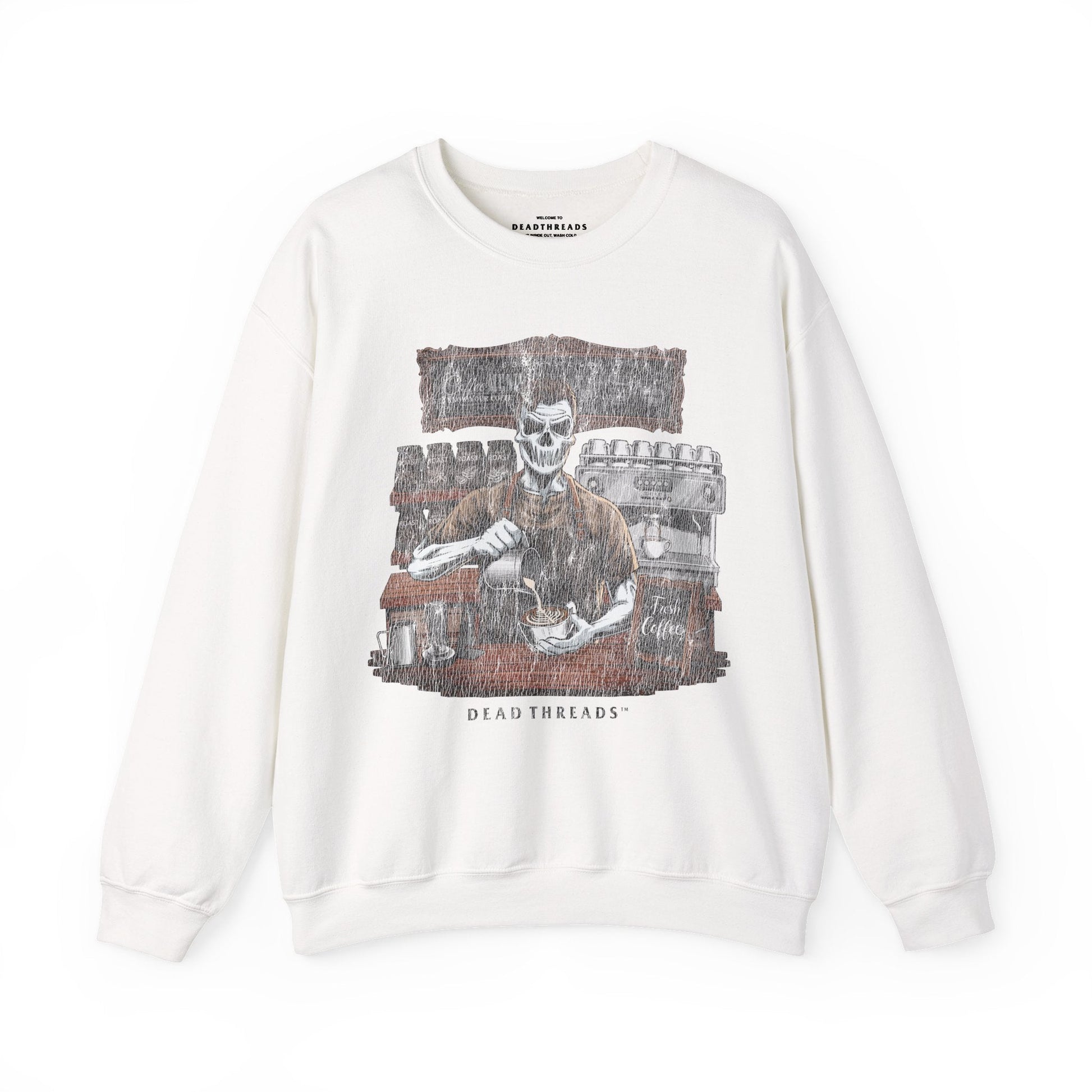 GROUNDS FOR DEATH (MALE) CREWNECK SWEATSHIRT – Sweatshirt – Dead Threads Apparel