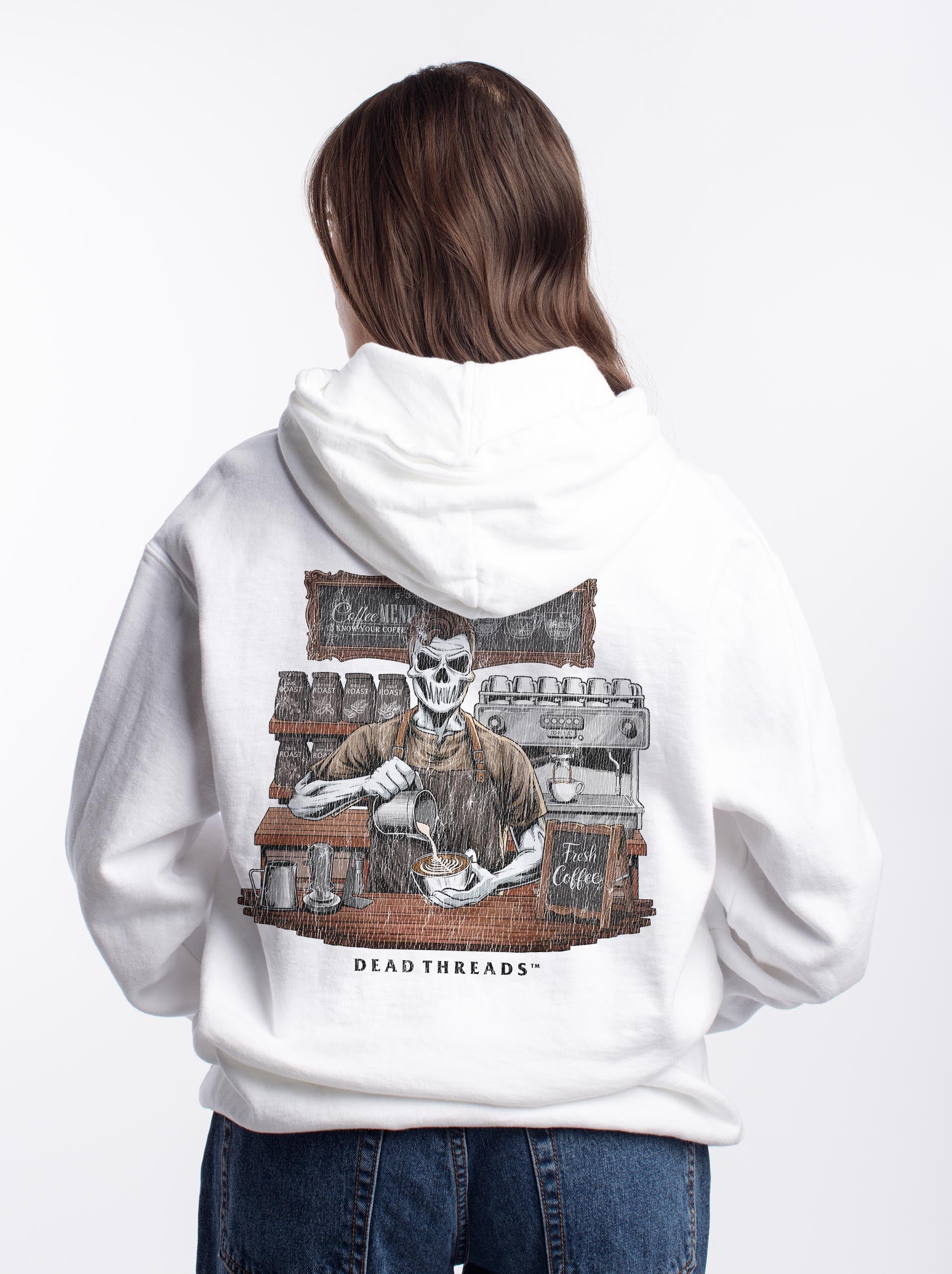 GROUNDS FOR DEATH (MALE) - “DT ESSENTIAL" HOODIE – Hoodie – Dead Threads Apparel