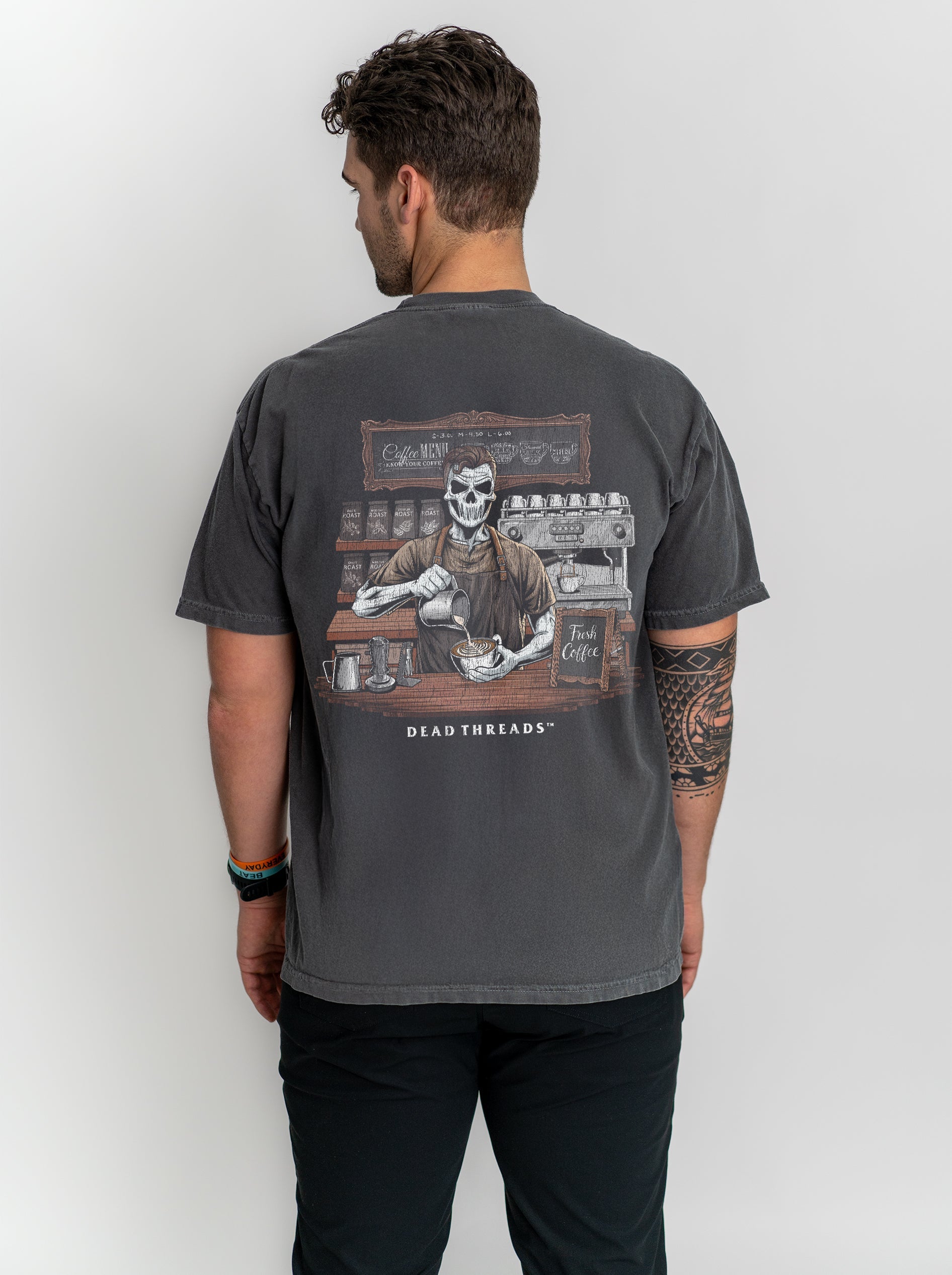 GROUNDS FOR DEATH (MALE) - “DT ESSENTIAL" PREMIUM T - SHIRT – T-Shirt – Dead Threads Apparel