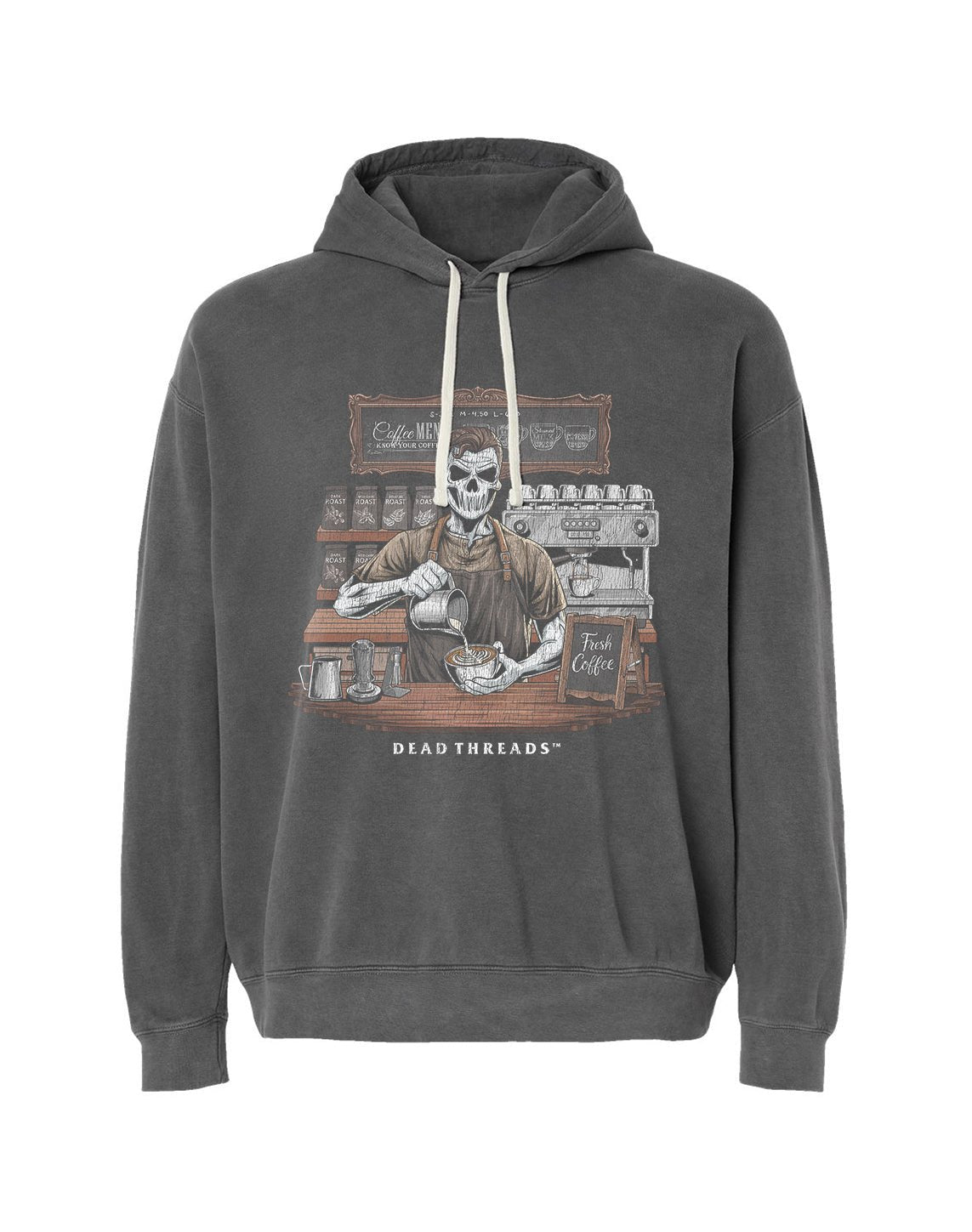 GROUNDS FOR DEATH (MALE) - LIGHTWEIGHT HOODIE – Lightweight – Dead Threads Apparel