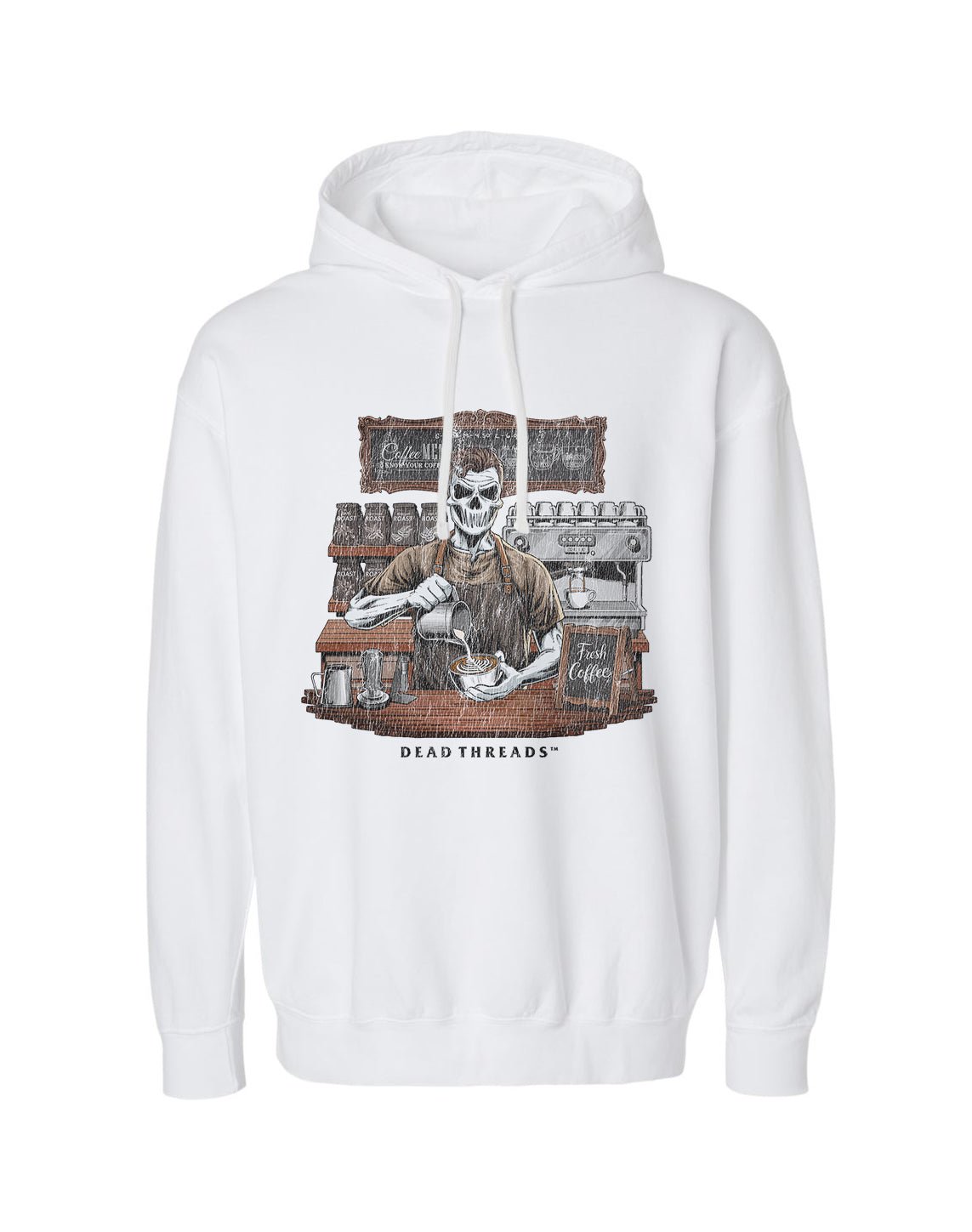 GROUNDS FOR DEATH (MALE) - LIGHTWEIGHT HOODIE – Lightweight – Dead Threads Apparel