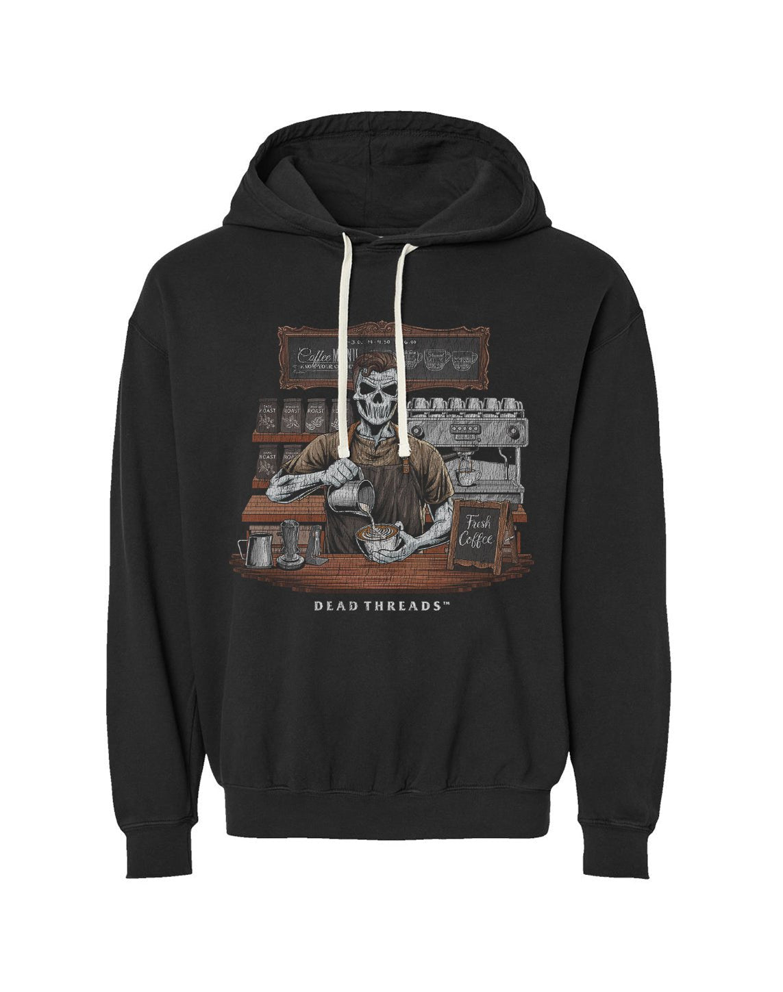 GROUNDS FOR DEATH (MALE) - LIGHTWEIGHT HOODIE – Lightweight – Dead Threads Apparel