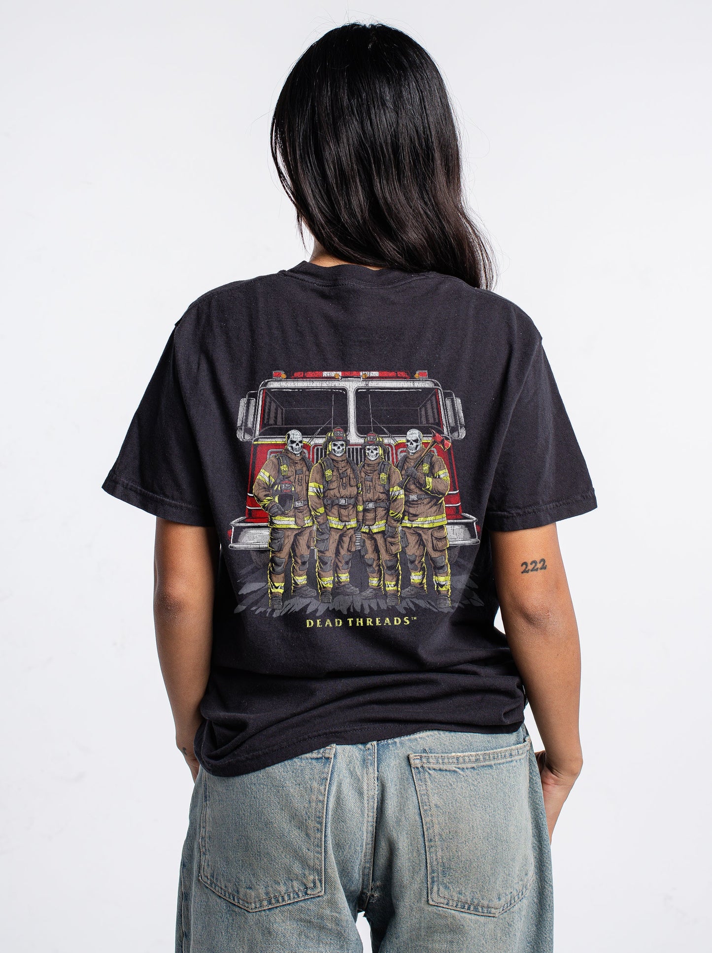 HALLIGAN HEROES - “3 SKULL” PREMIUM T - SHIRT – T-Shirt – Dead Threads Apparel