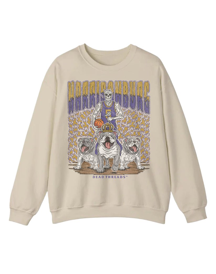 HARRISONBURG BASKETBALL CREWNECK SWEATSHIRT – Sweatshirt – Dead Threads Apparel