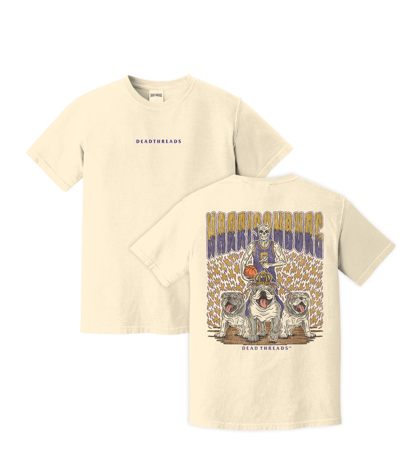 HARRISONBURG BASKETBALL - “DT ESSENTIAL" PREMIUM T - SHIRT – T-Shirt – Dead Threads Apparel