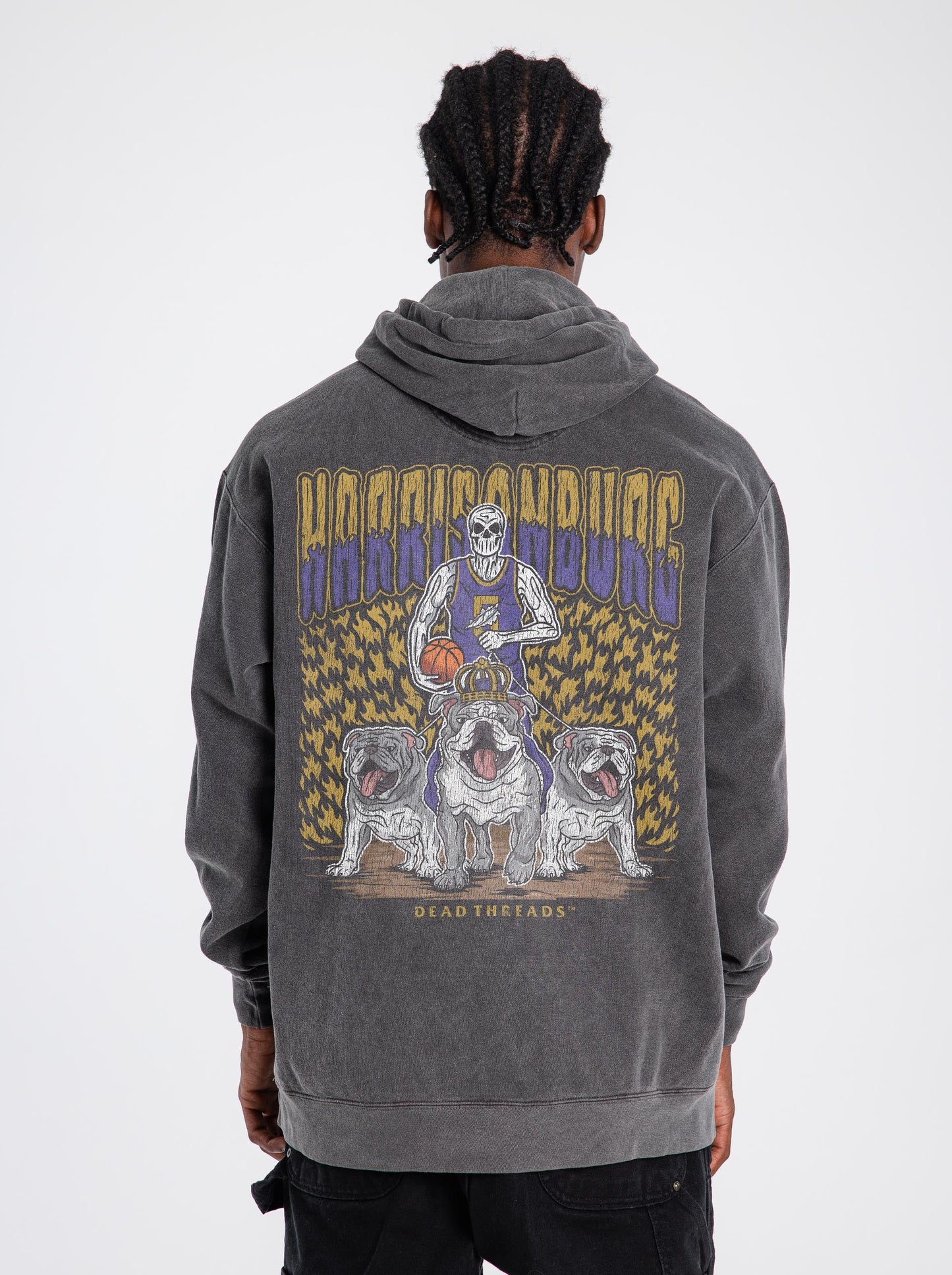 HARRISONBURG BASKETBALL - HOODIE – Hoodie – Dead Threads Apparel