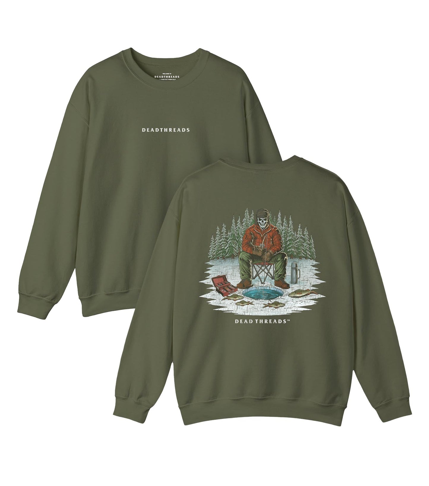 HELL OR HARDWATER - “DT ESSENTIAL" CREWNECK SWEATSHIRT – Sweatshirt – Dead Threads Apparel
