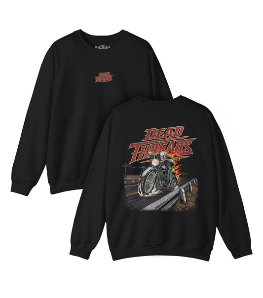 HELLBOUND HIGHWAY - “DT ESSENTIAL" CREWNECK SWEATSHIRT – Sweatshirt – Dead Threads Apparel