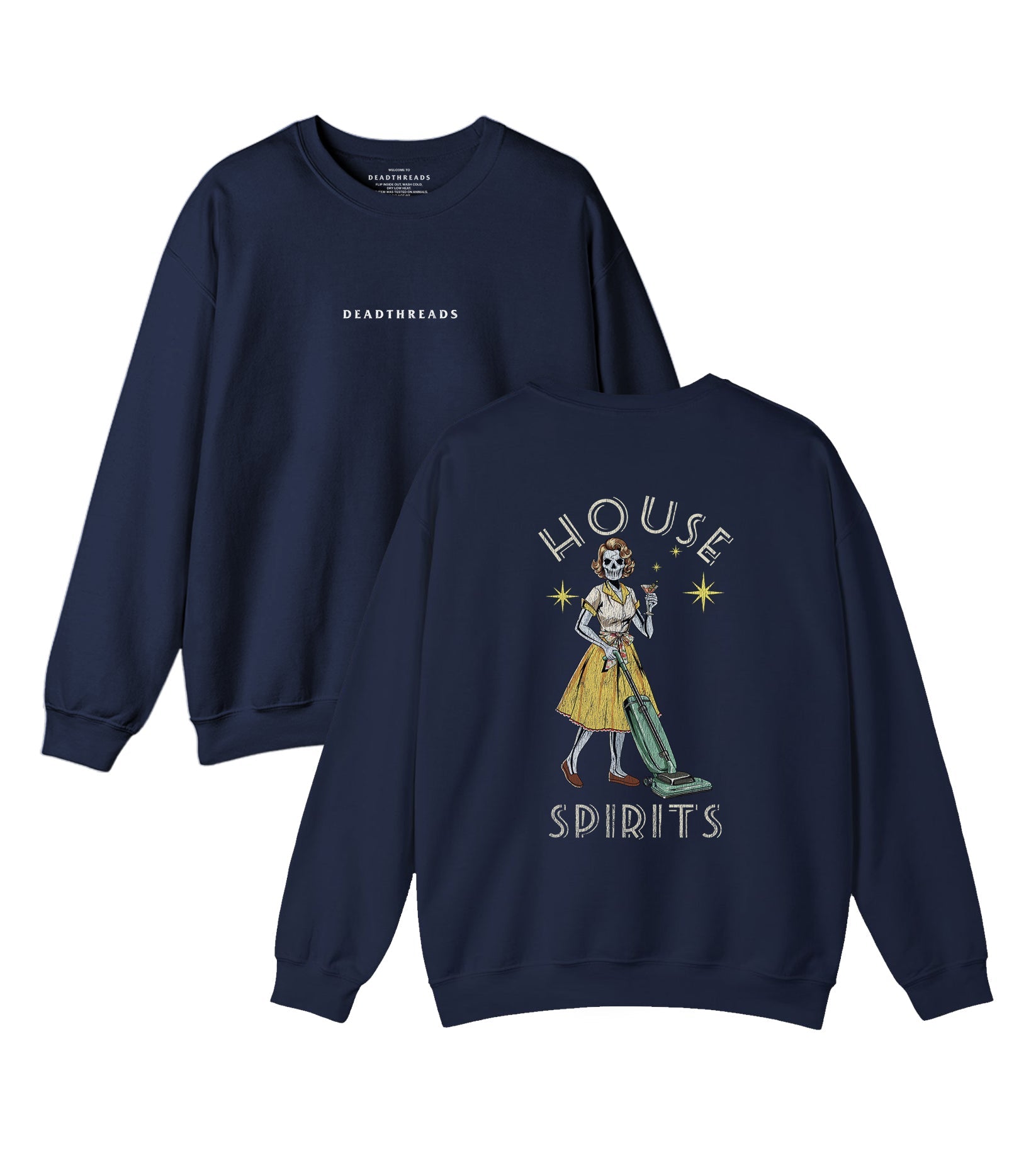 HOUSE SPIRITS - “DT ESSENTIAL" CREWNECK SWEATSHIRT – Sweatshirt – Dead Threads Apparel