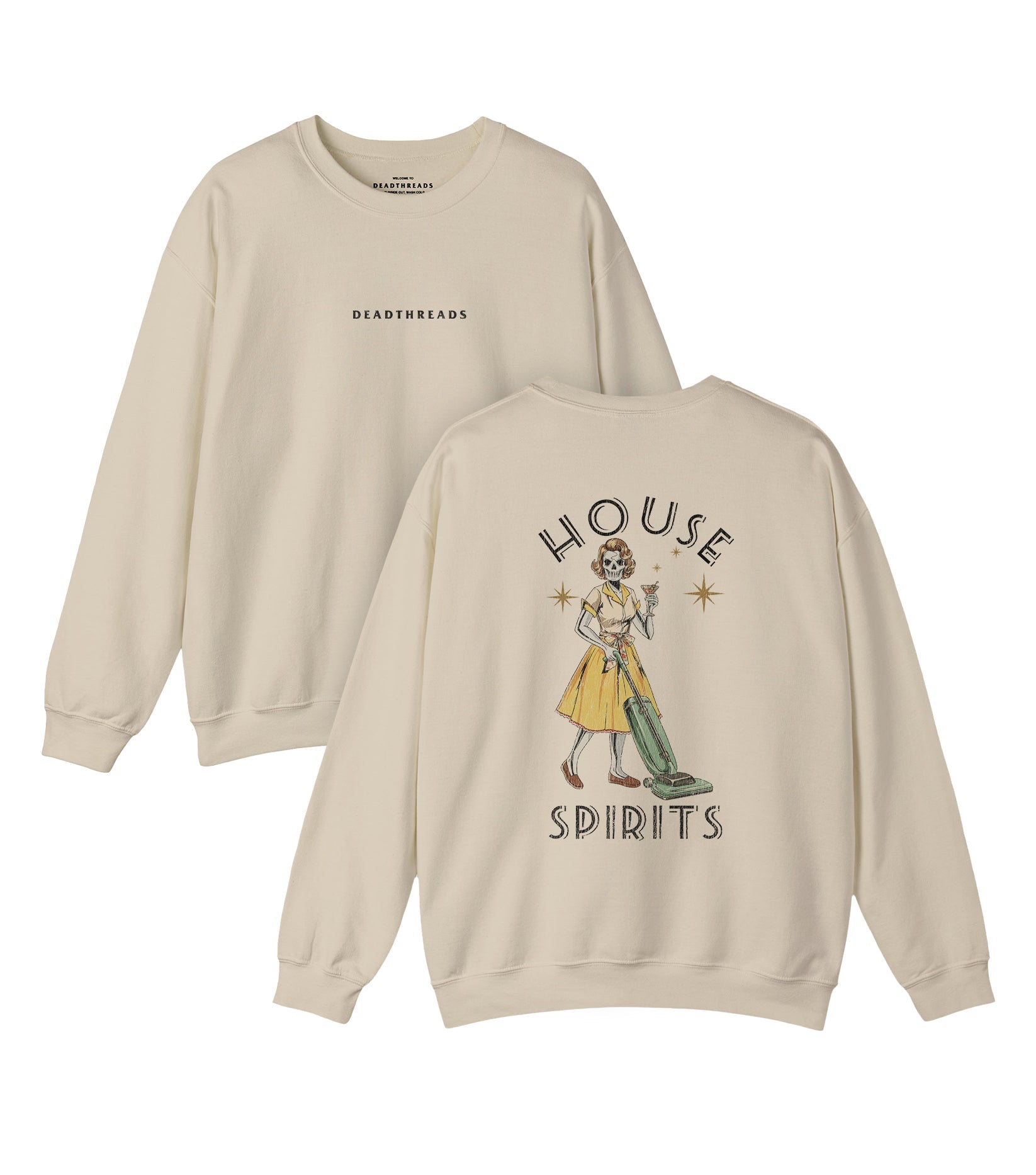 HOUSE SPIRITS - “DT ESSENTIAL" CREWNECK SWEATSHIRT – Sweatshirt – Dead Threads Apparel